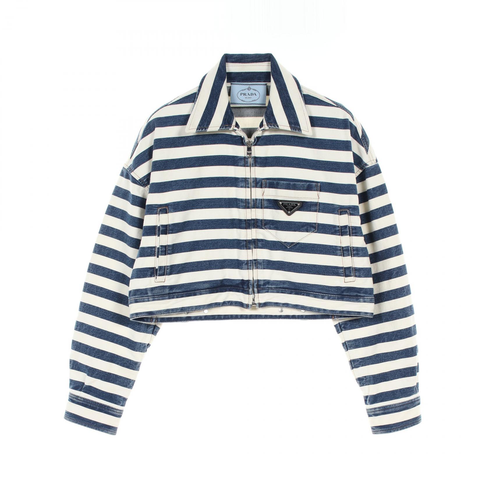 未使用！ PRADA プラダ DNA404 ダブルジップ ブルゾン ジャケット 1430003130012.jpg