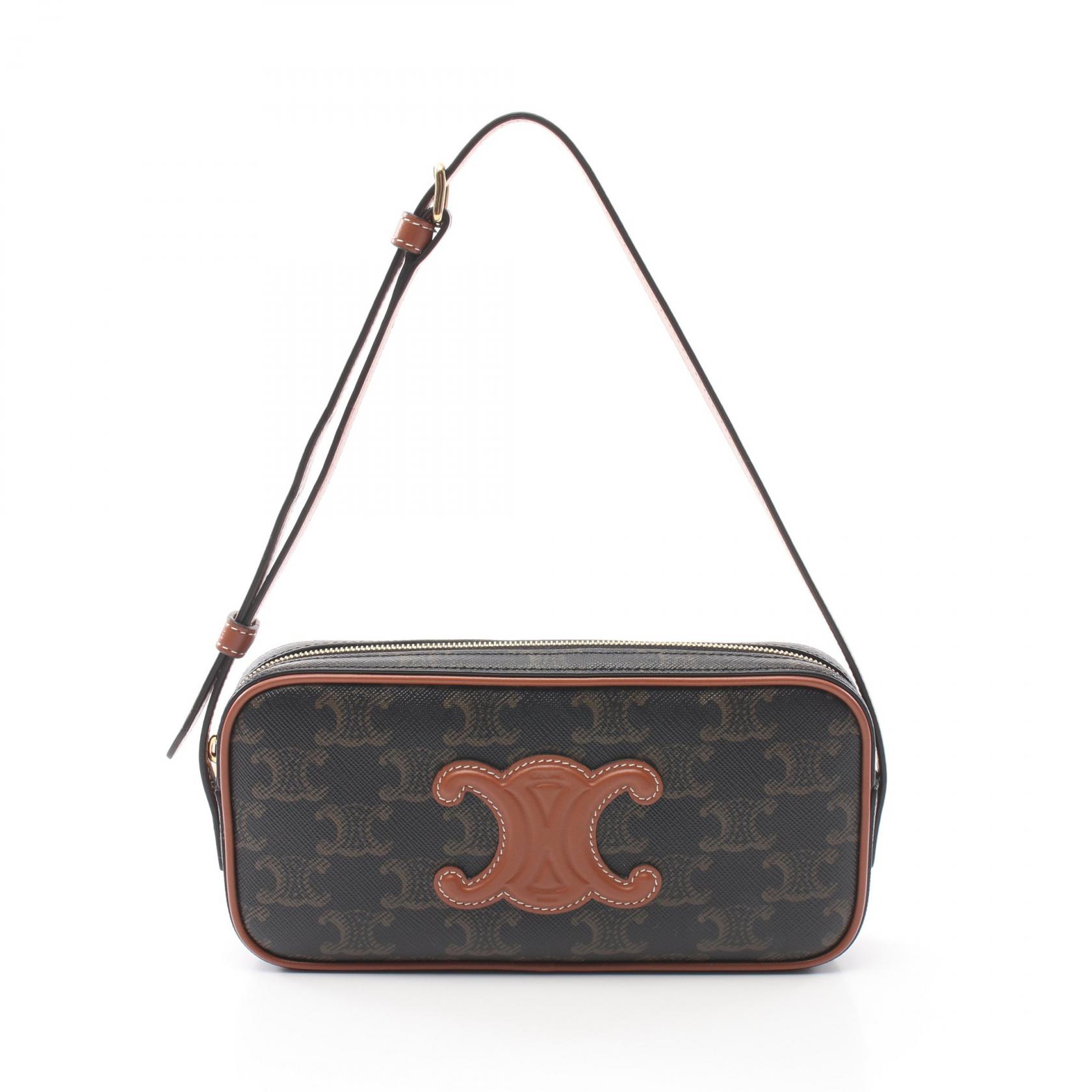バッグ CELINE CELINE セリーヌ ベルトバッグ マイクロ 189153 カーフ ベージュ