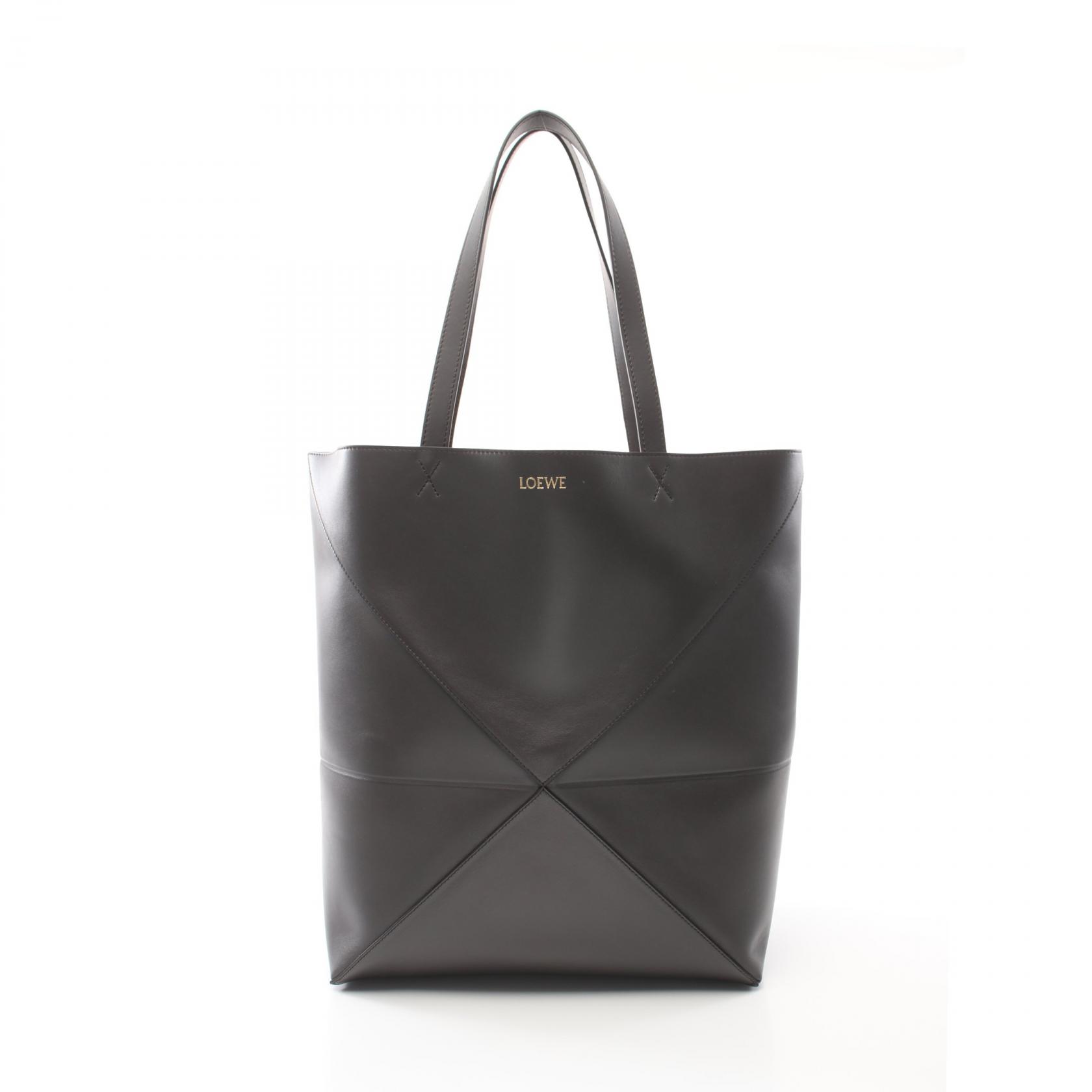 LOEWE ドット柄トートバッグ LOEWE ドット柄 パズルバッグ レザー ハンドバッグ - メルカリ
