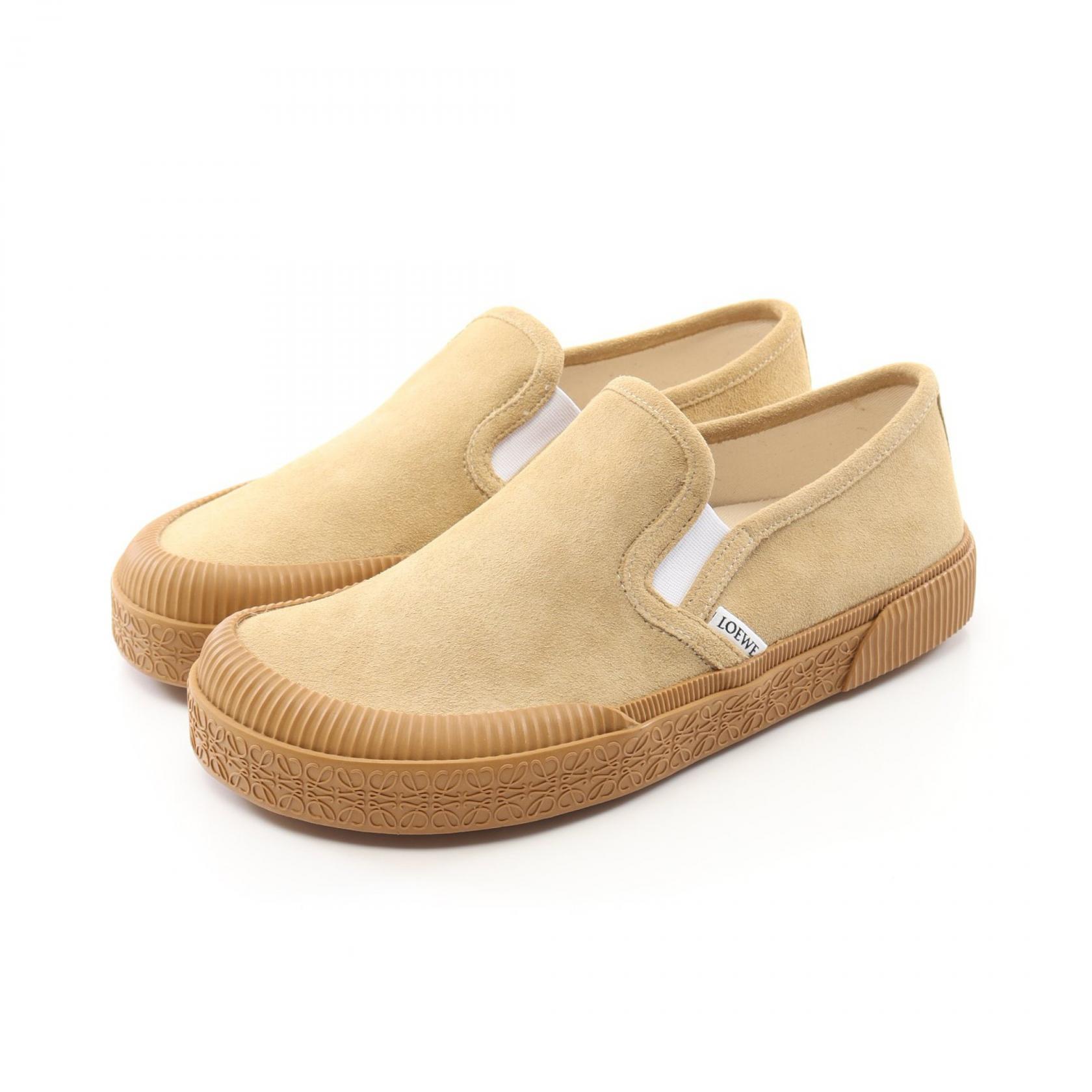 ロエベ　スリッポン　36 ロエベ スリッポン クロコ型押し シューズ レディース SIZE 36
