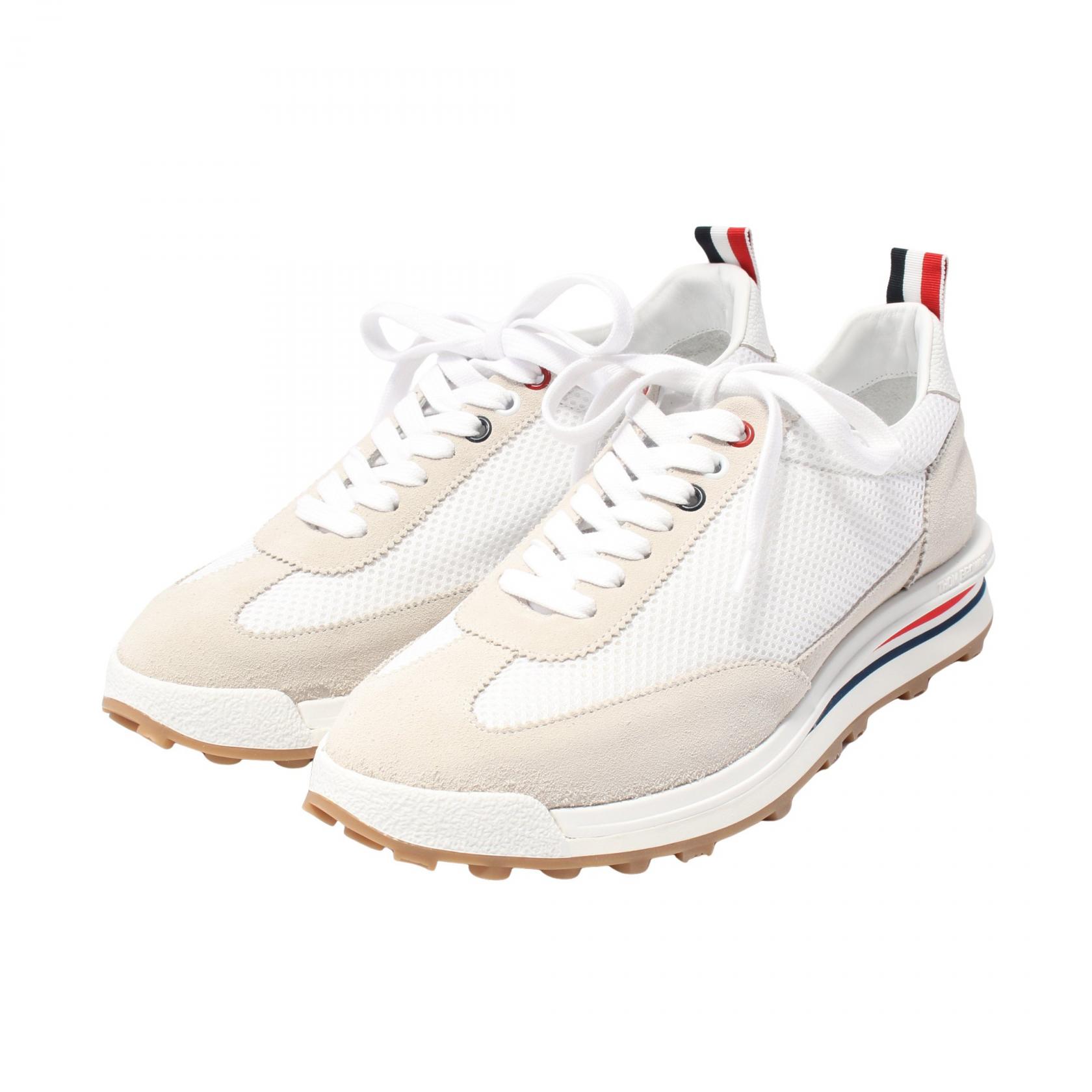 お値下げトムブラウン 名作オーダーメイド靴白＆紺バイカラー24センチやわらかい革 お値下げトムブラウン 名作オーダーメイド靴白＆紺バイカラー24