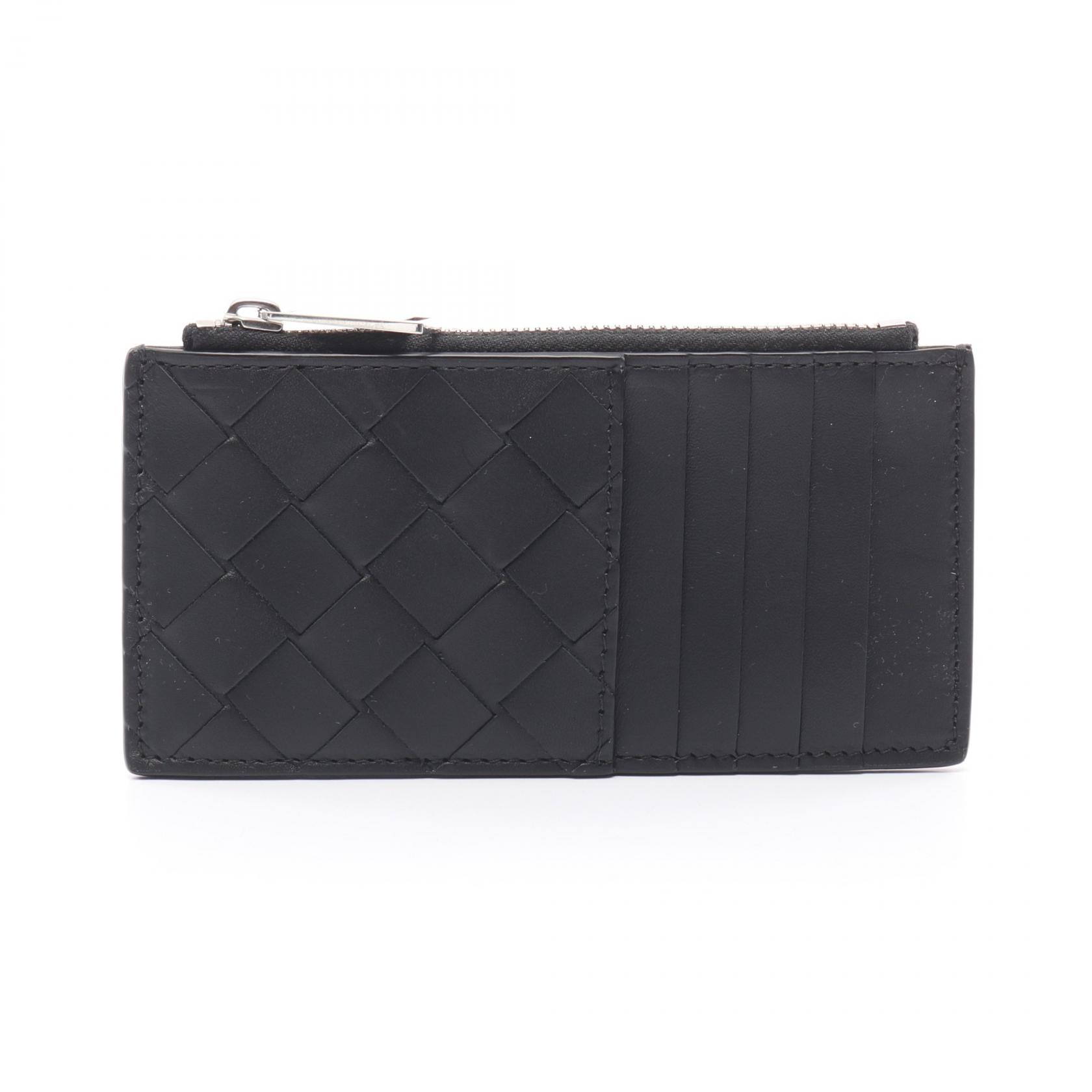 《全品5%クーポン×P5倍》ボッテガヴェネタ BOTTEGA VENETA イントレチャート カードケース アクセサリー レザー メンズ レディース ブラック系 591379VCPQ38803 【新品】