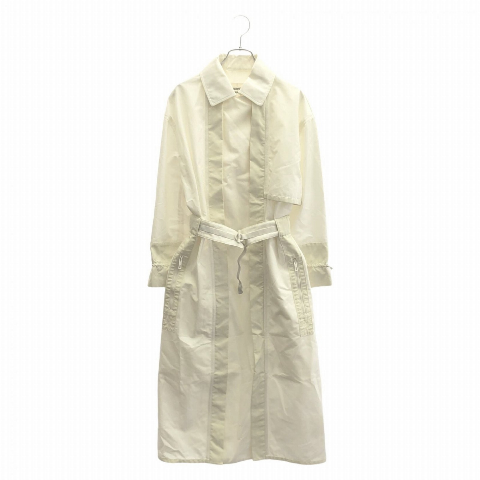 ≪10%OFFクーポン 7/19 20時～7/26 9:59≫エルメス HERMES コート 衣料品 アウター コットン レディース ホワイト系 【中古】｜Mike Museum