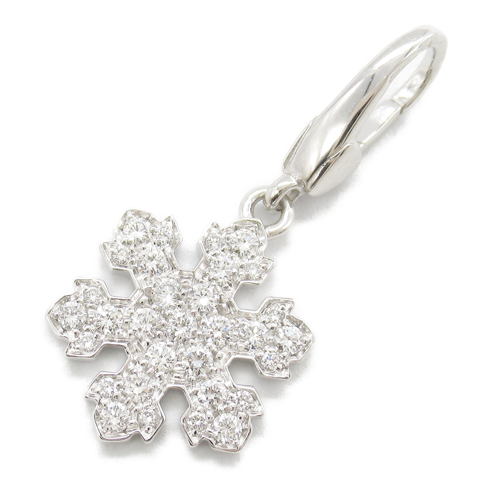 BVLGARI 雪の結晶チャーム 中古 ブルガリ スノーフレークチャーム付きネックレス | 商品