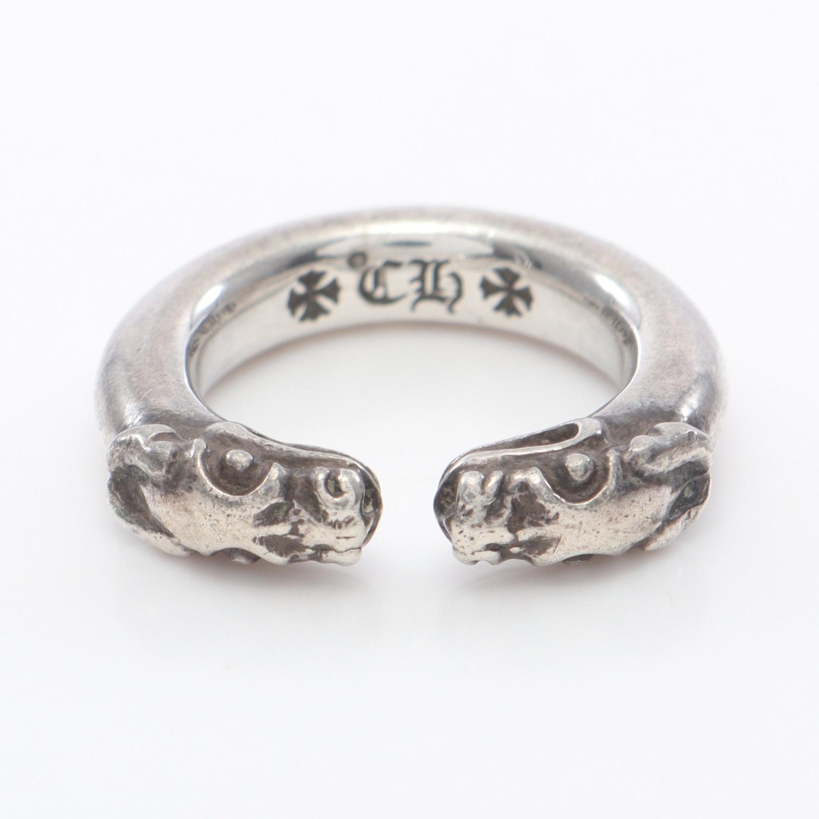 楽天市場】クロムハーツ （Chrome Hearts） PLUS＆BONE RING プラス