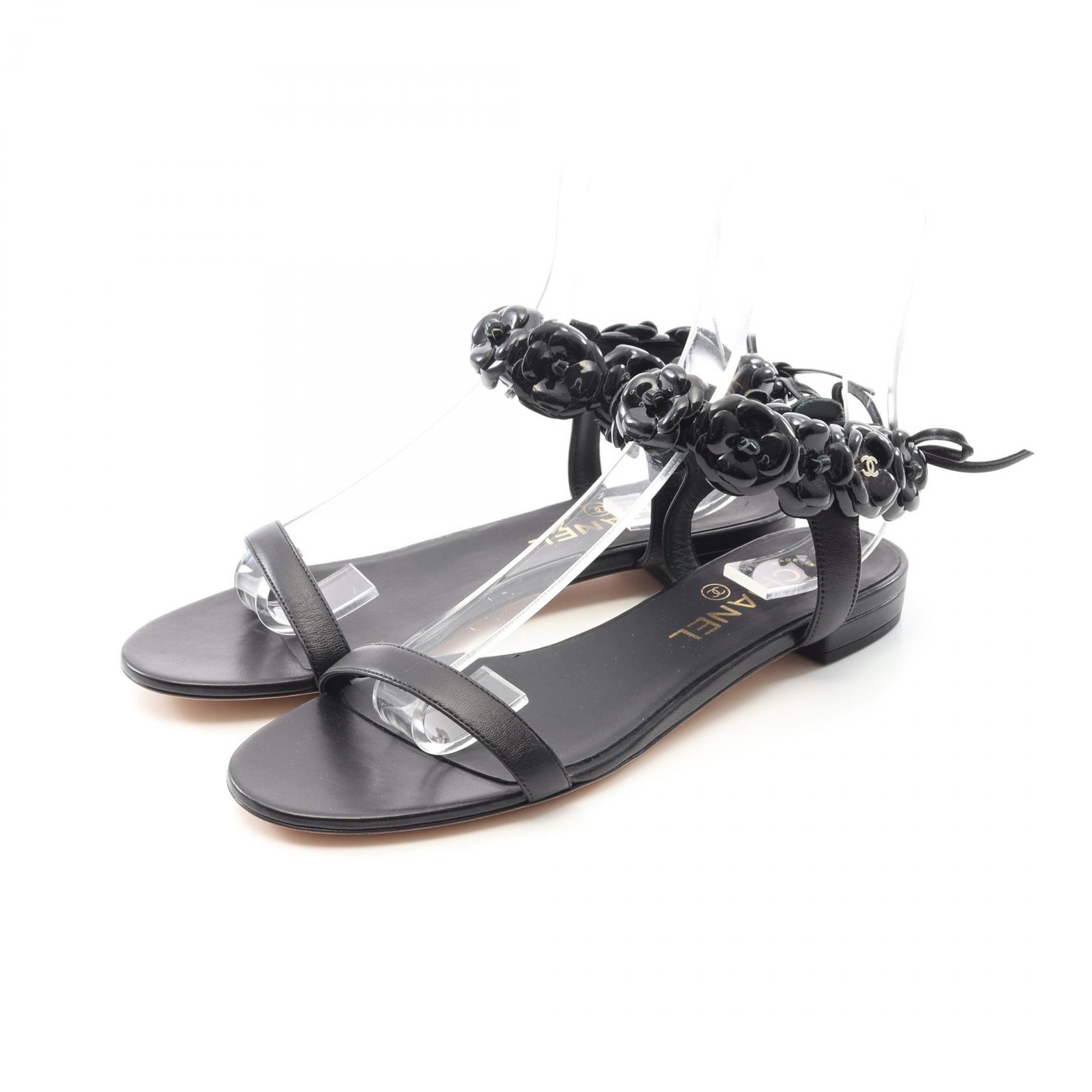 sahara　シャネル　ストラップシューズ　36.5 sahara シャネル ストラップシューズ 36.5 セール】Sheer Strap