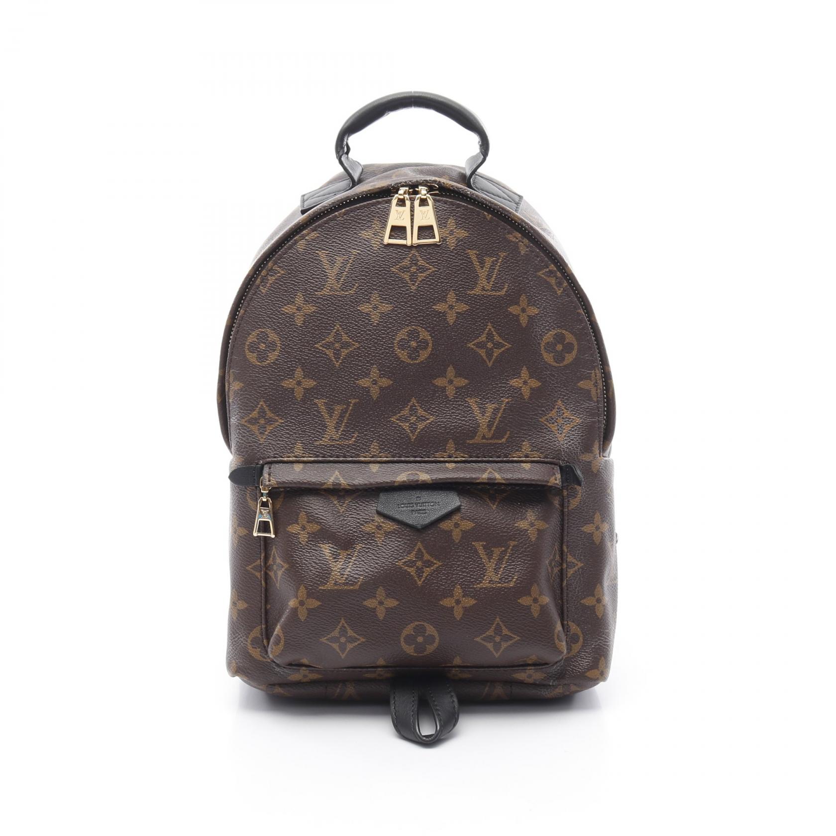 【SALE／2万円OFFクーポン】ルイ・ヴィトン LOUIS VUITTON パームスプリングス バックパックPM モノグラム リュックサック バックパック バッグ PVCコーティングキャンバス レザー レディース ブラウン系 / ブラック系 M44871 【中古】