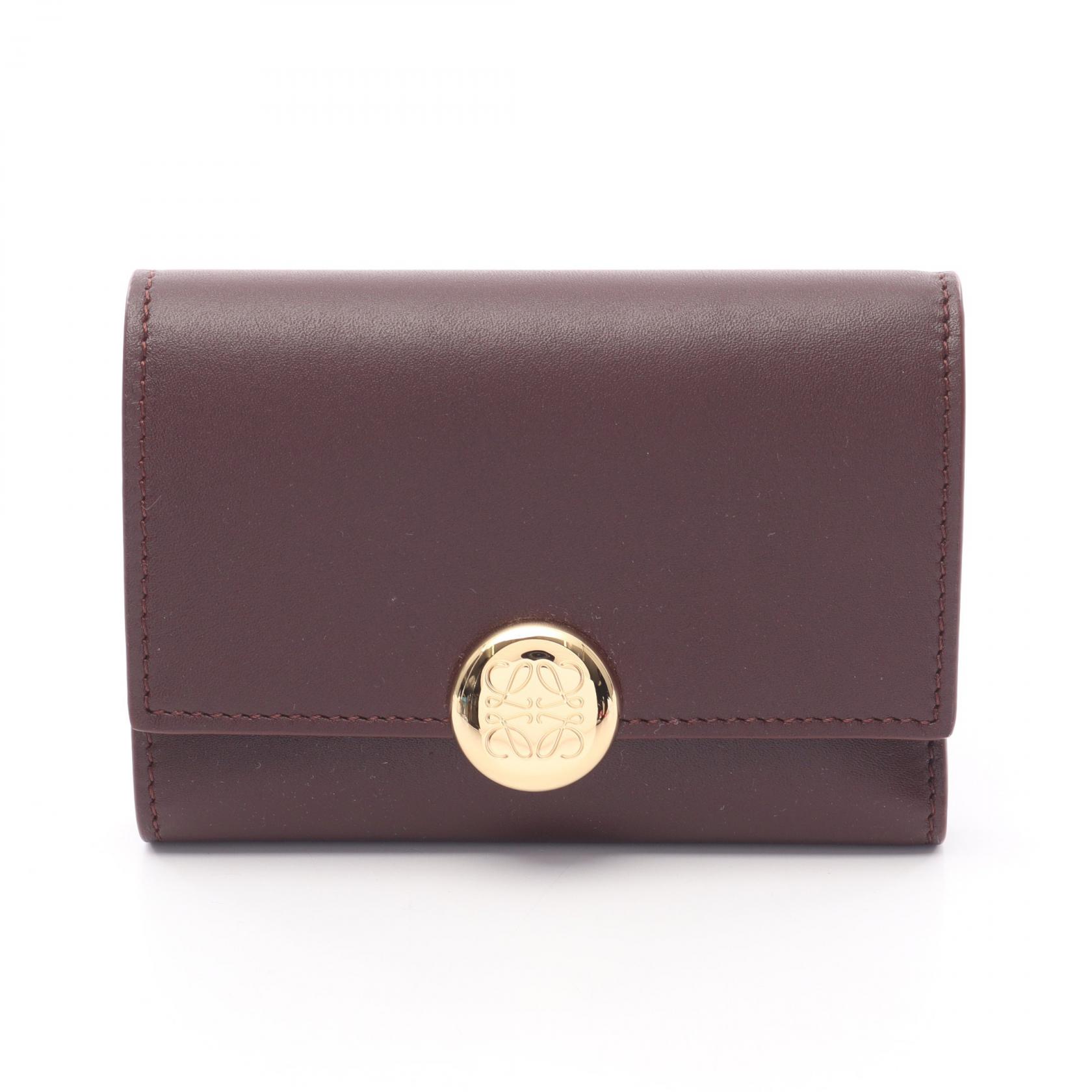 【美品】LOEWE レザー コンパクトウォレット アナグラム ボルドースペイン製 楽天市場】【ｸｰﾎﾟﾝ5%OFF】ロエベ／LOEWE 