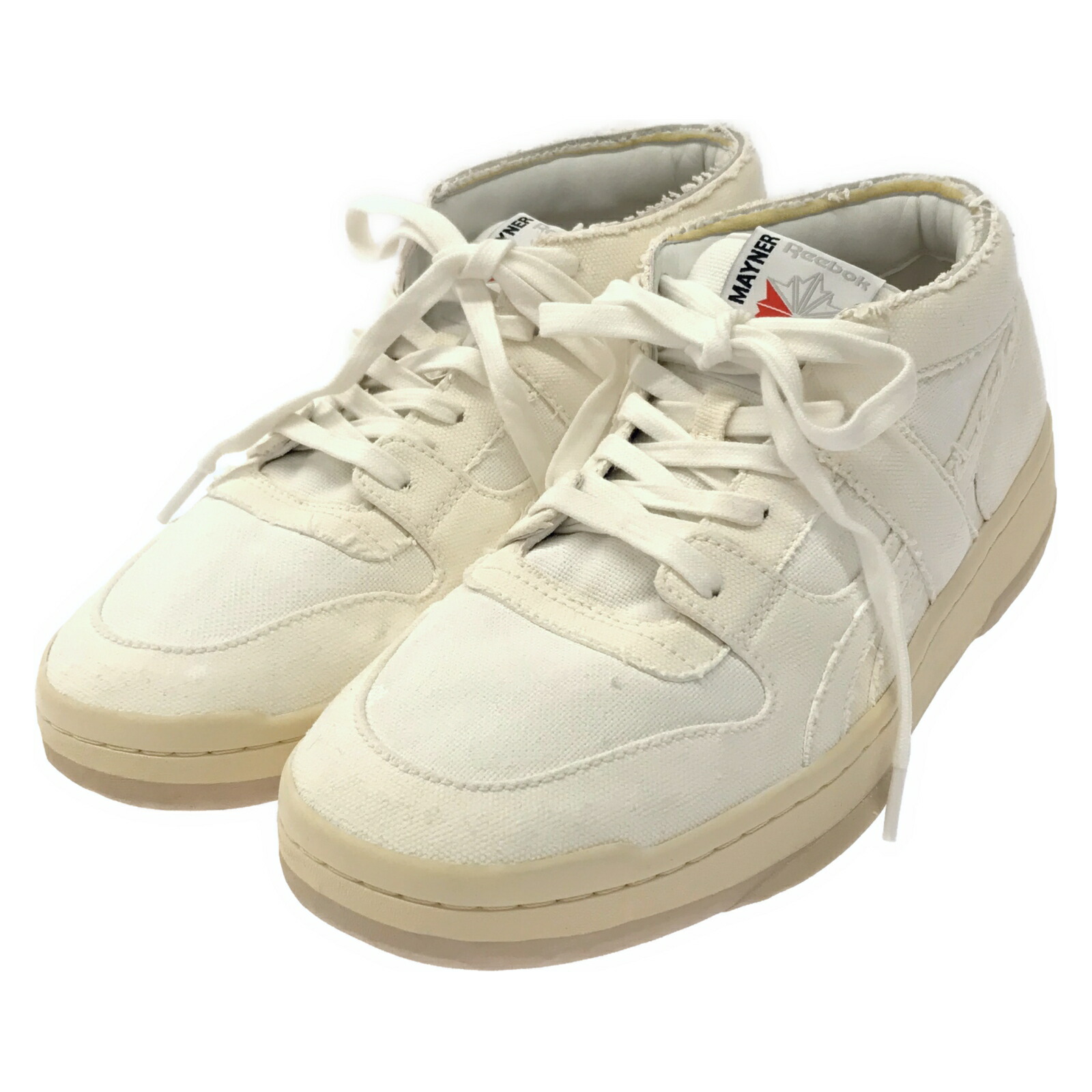 ヘドメイナー HED MAYNER × Reebok BB5600 US11 スニーカー ホワイト スニーカー 靴 GGキャンバス メンズ ホワイト系 【中古】