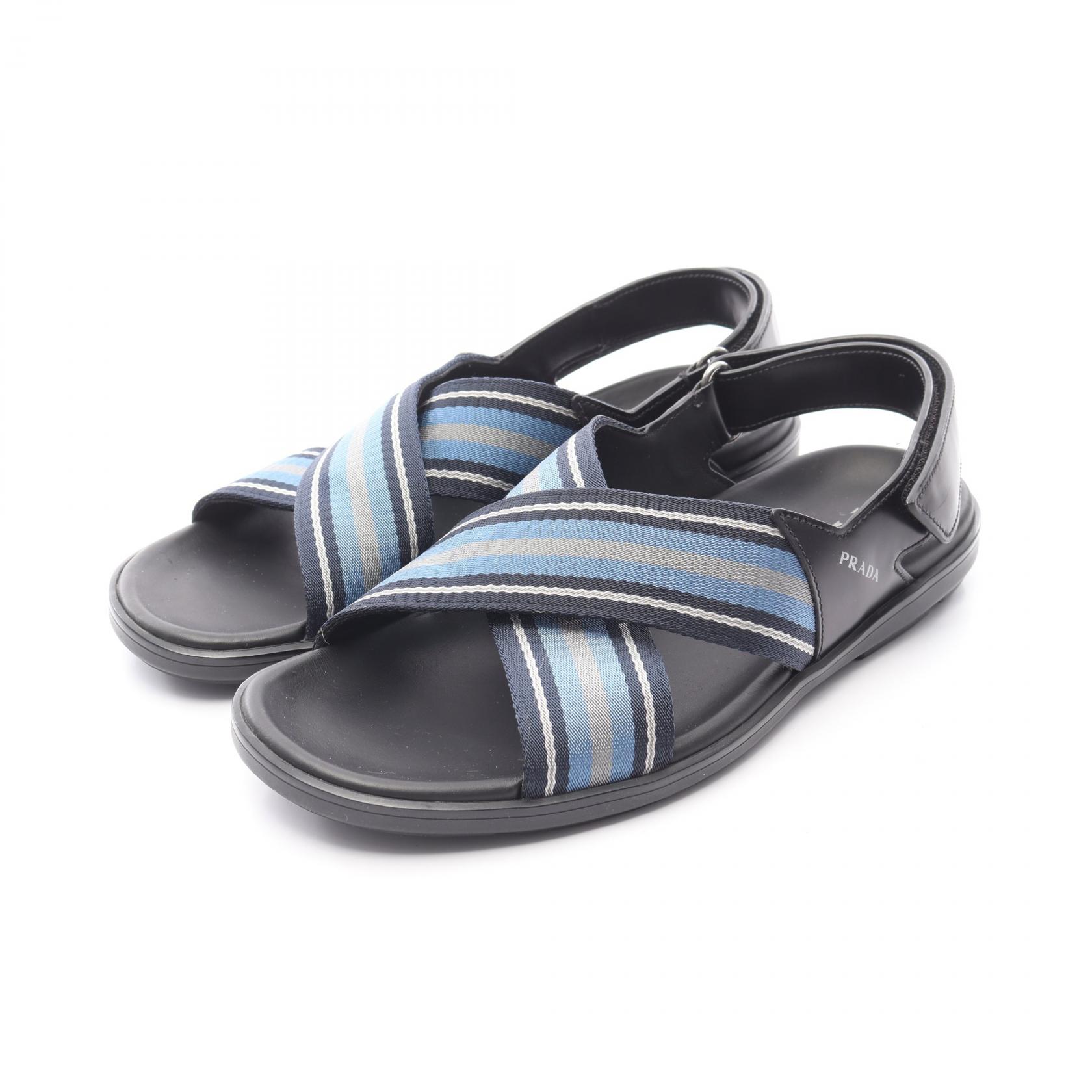 PRADA プラダ　サンダル　メンズ　26.5㎝ 楽天市場】【中古】 PRADA プラダ メンズ サンダル ブラック