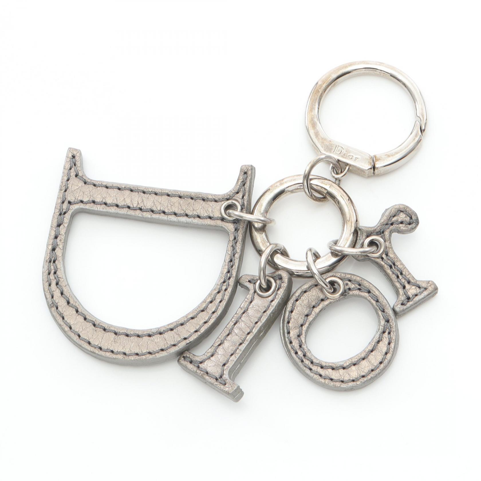 Christian Dior ディオール デニム トロッター キーホルダー Christian Dior ディオール デニム トロッター キーホルダー