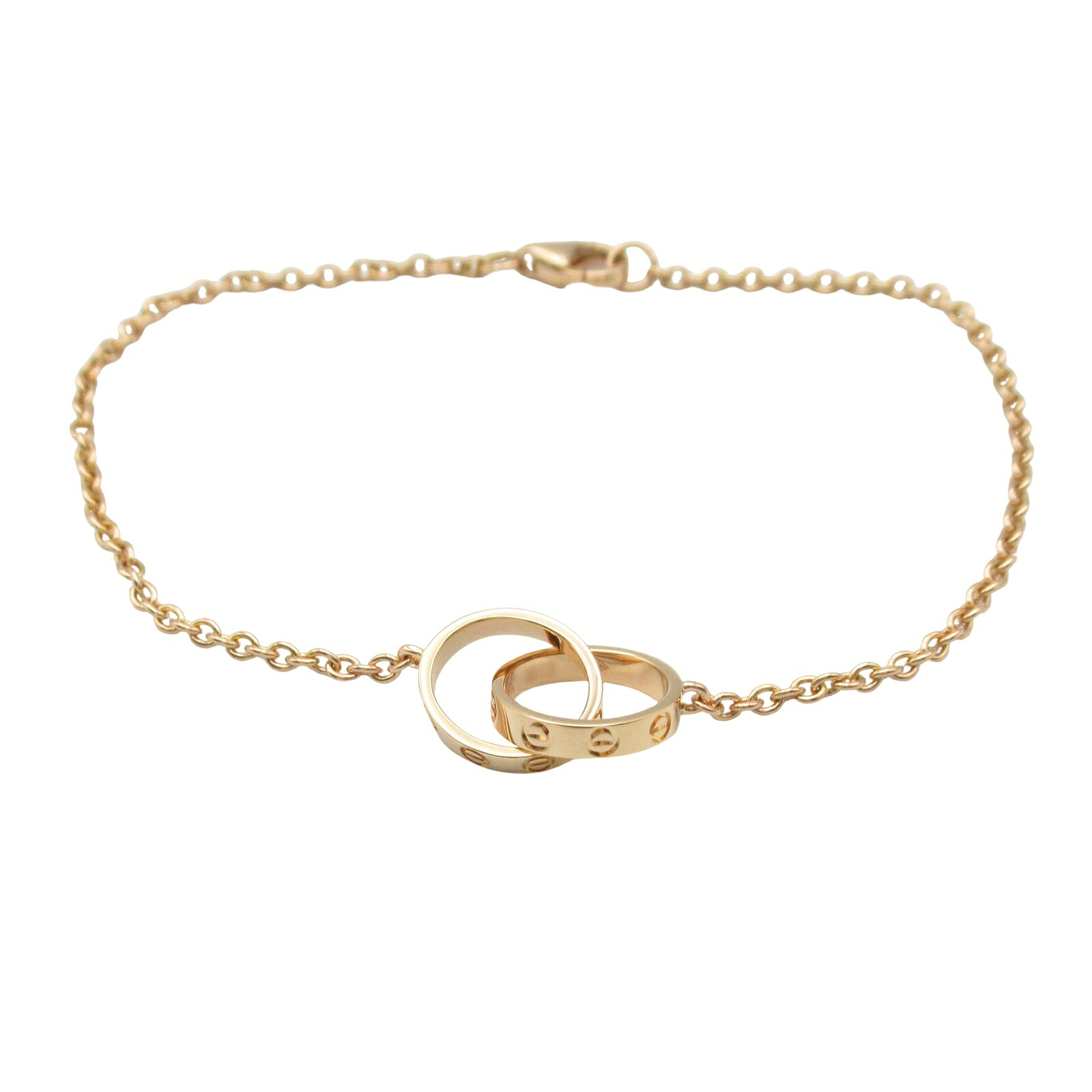 【15%OFFクーポン対象】カルティエ CARTIER ベビーラブ ブレスレット ブレスレット アクセサリー K18PG（ピンクゴールド） レディース ゴールド系 【中古】