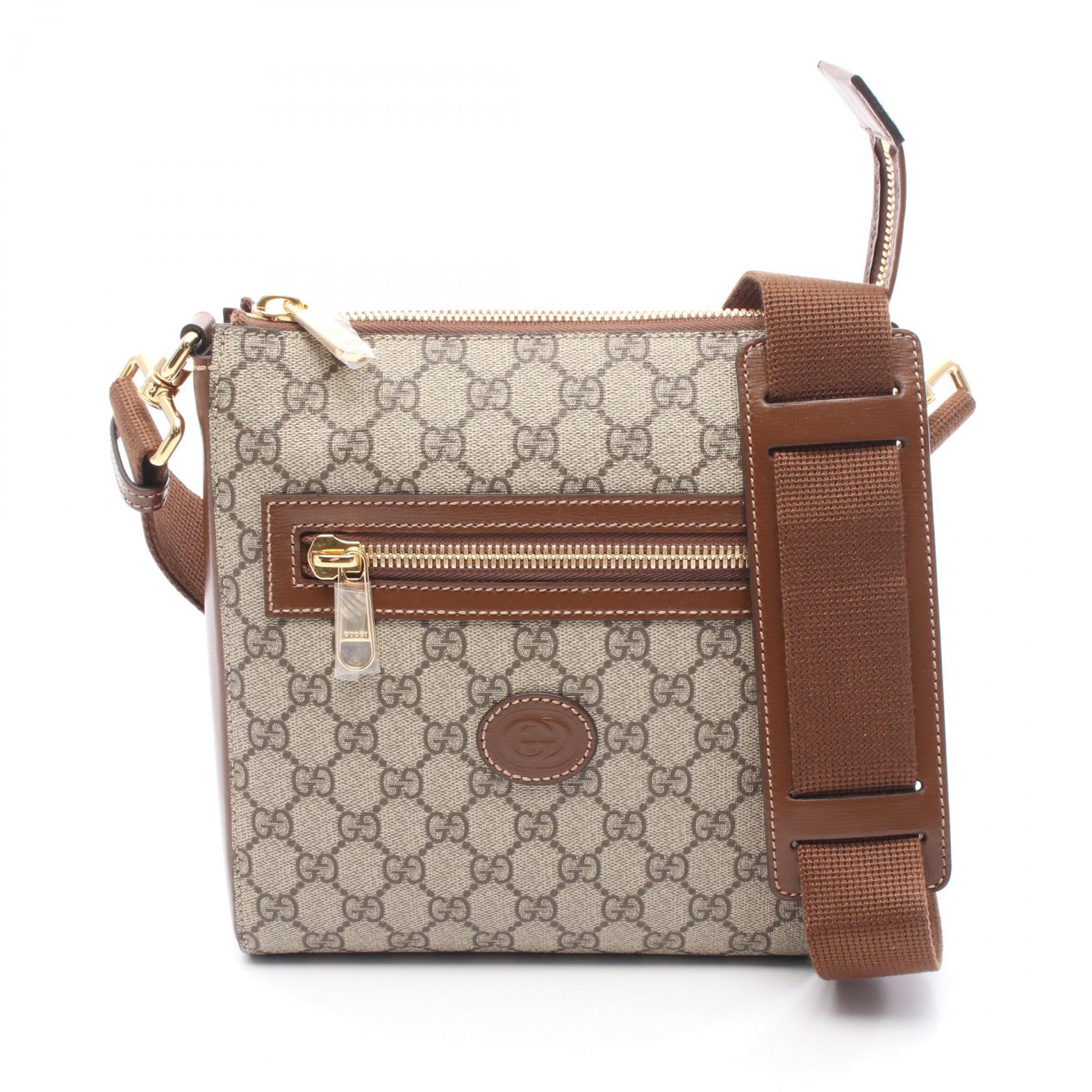 大特価 グッチ GGマーク メッセンジャー ショルダーバッグ ベージュ/ブラウン 楽天市場】【バッグ】GUCCI グッチ オールドグッチ GGプラス