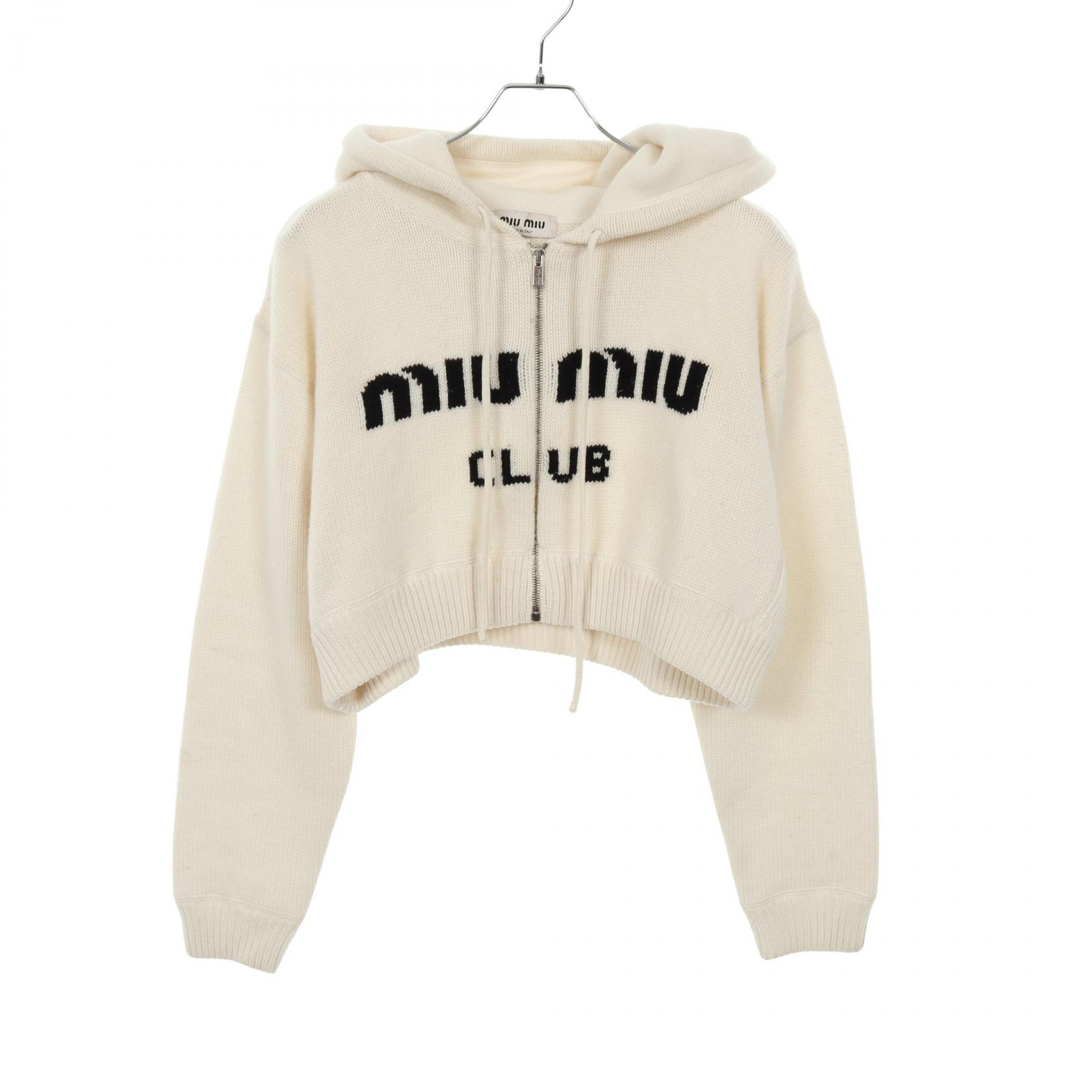 楽天市場】ミュウ ミュウ Miu Miu miumiu club パーカー 衣料品