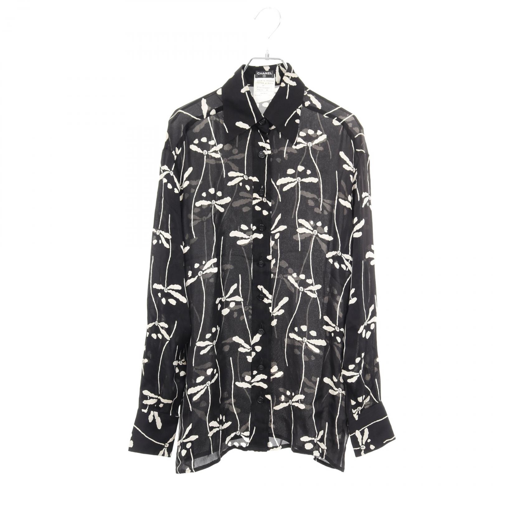CHANEL 半袖リブ編みトップス 38 黒 楽天市場】【アパレル】CHANEL シャネル レディース ブラウス
