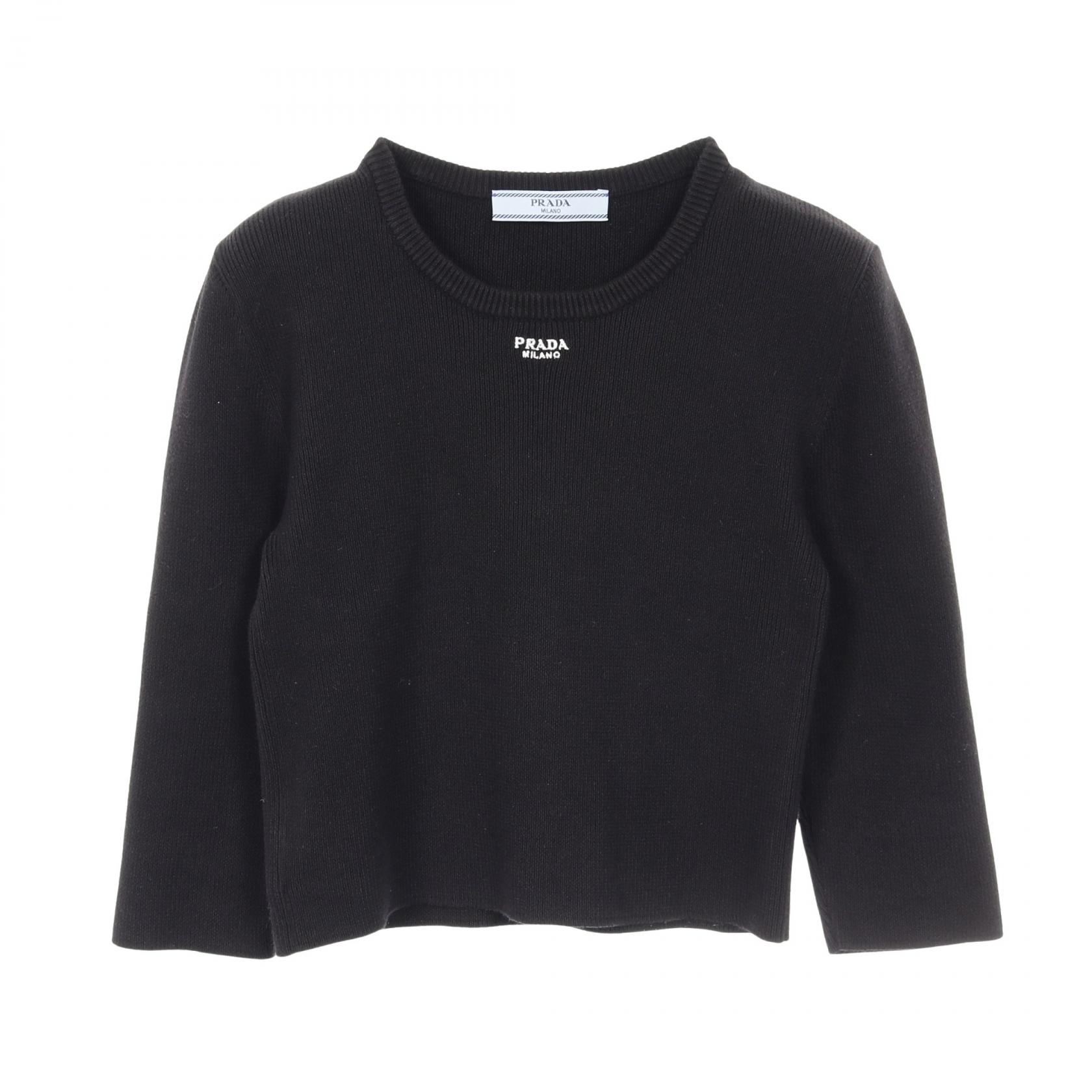 【美品】 PRADA フリル ウールシルク半袖ニット42 タグ付 大豆田とわ子 楽天市場】プラダ PRADA ビジュー付き半袖ニット ニット 衣料品