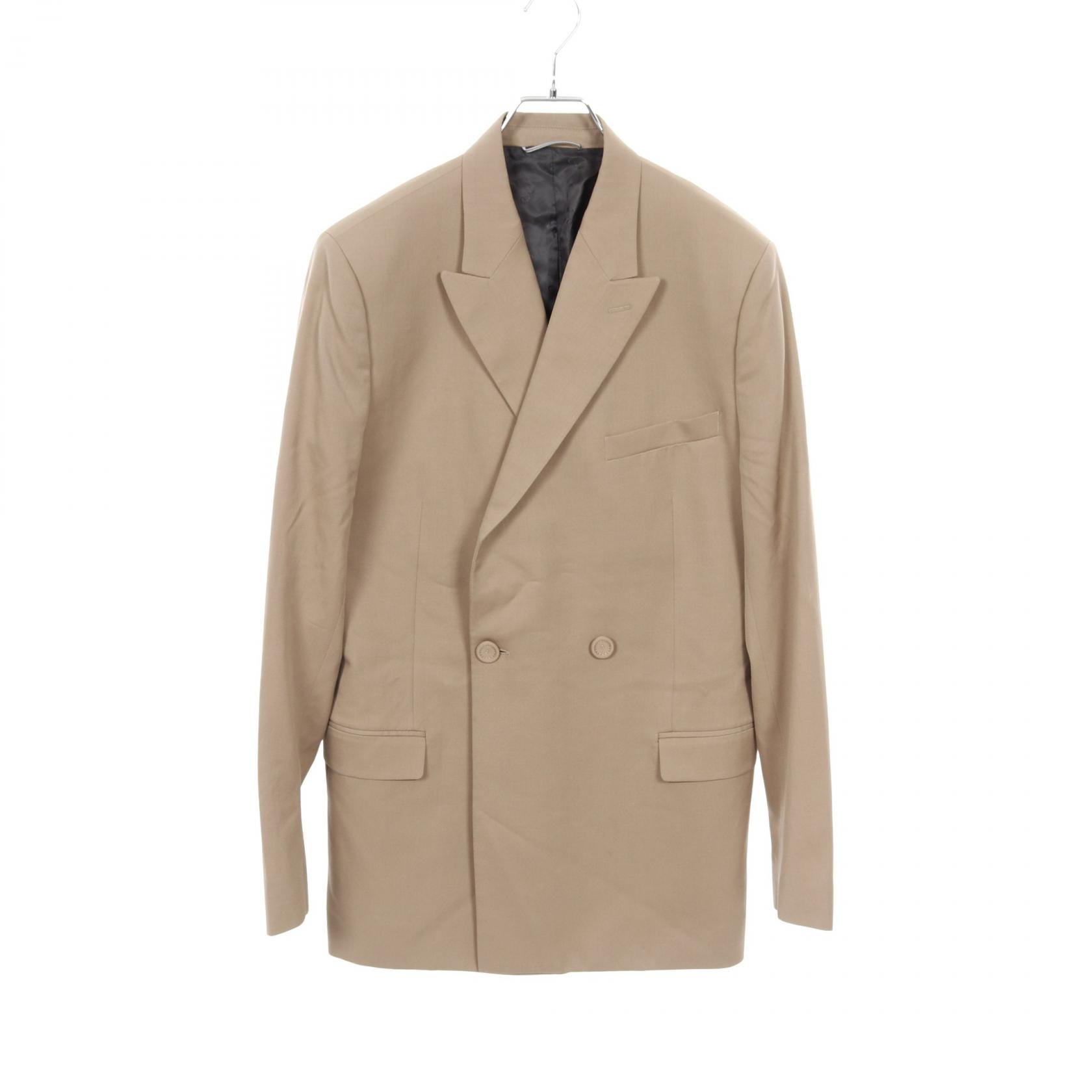 【30%OFFクーポン対象】ディオール Dior テーラードジャケット 衣料品 アウター ウール メンズ ベージュ系 023C241C4739 【中古】