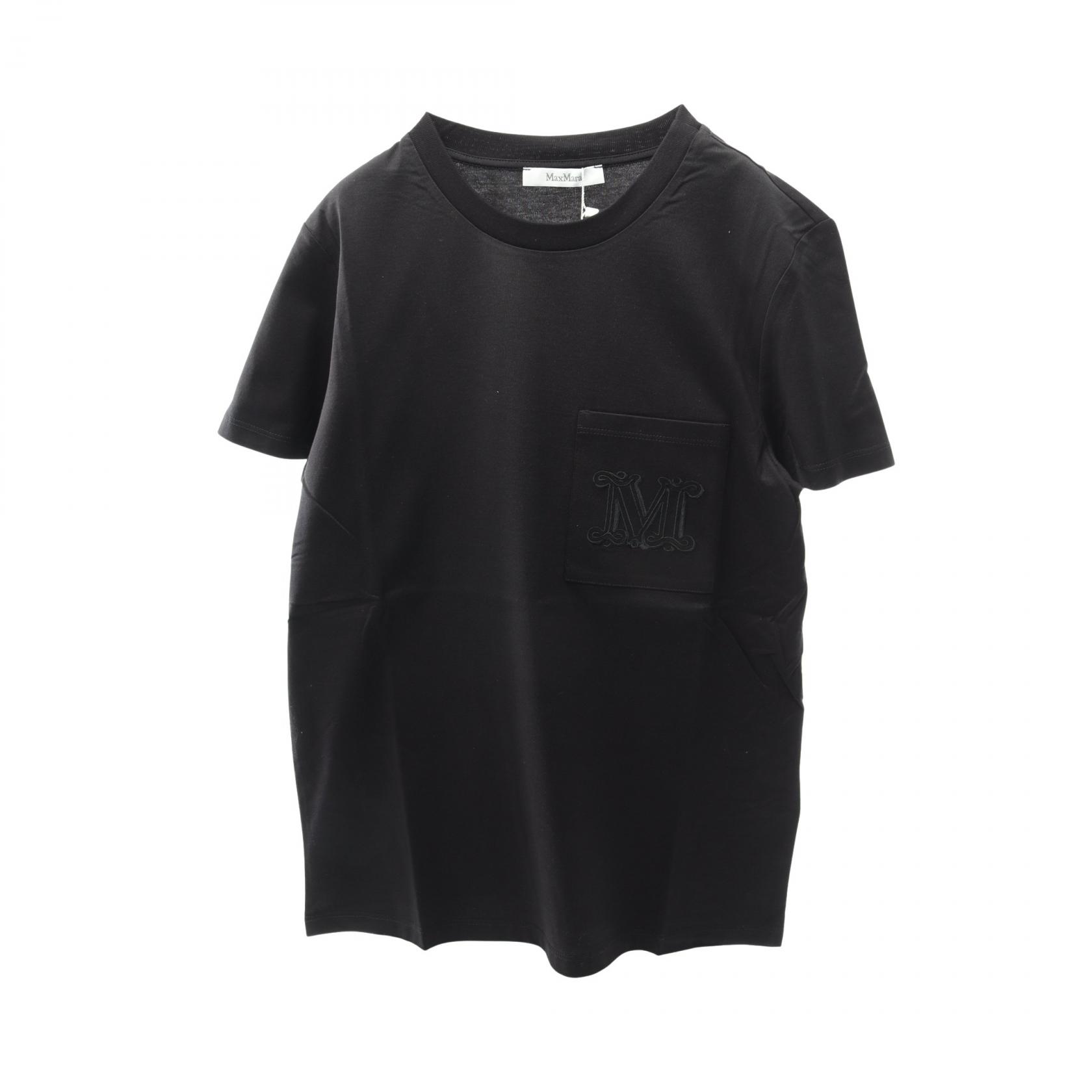 《全品5%クーポン×P5倍》マックスマーラ MAX MARA PAPAIA パパイア カットソー 衣料品 トップス コットン レディース ブラック系 2421946011600002S 【新品】