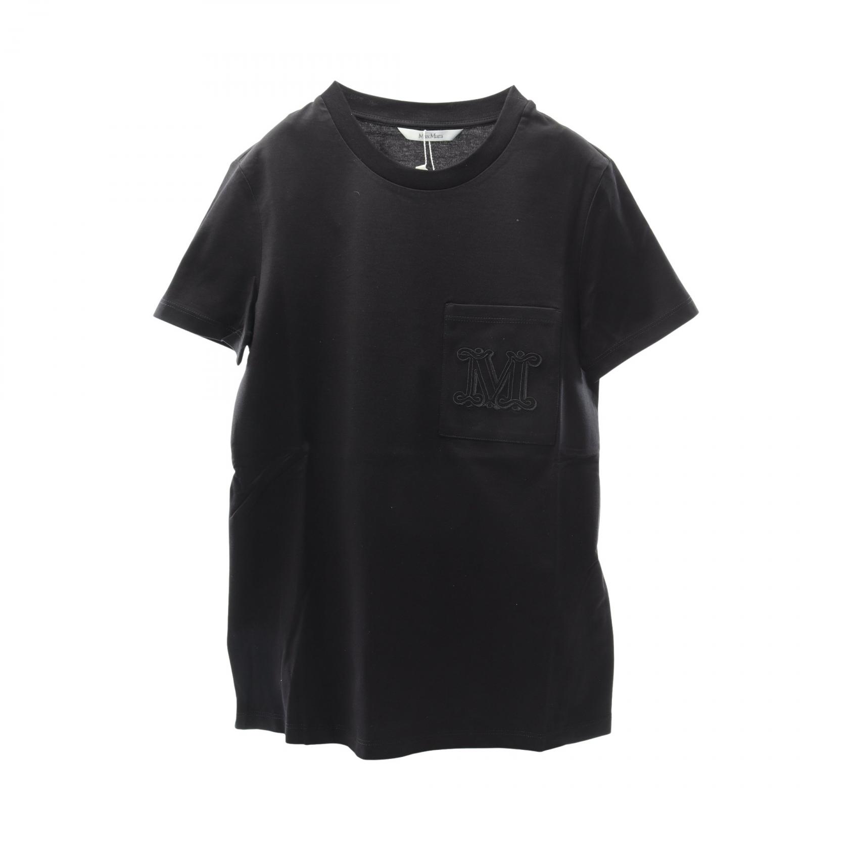 【ポイント5倍／～4/10(金)23:59】マックスマーラ MAX MARA PAPAIA1 パパイア カットソー 衣料品 トップス コットン レディース ブラック系 2411941032600005XS 【新品】