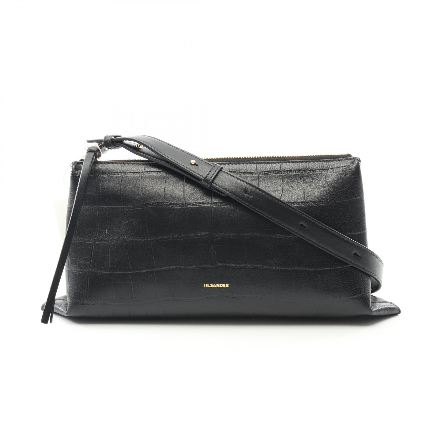 《全品5%クーポン×P5倍》ジルサンダー JIL SANDER EMPIRE エンパイア スモール ショルダーバッグ バッグ レザー レディース ブラック系 J07WD0051P5359001 【新品】