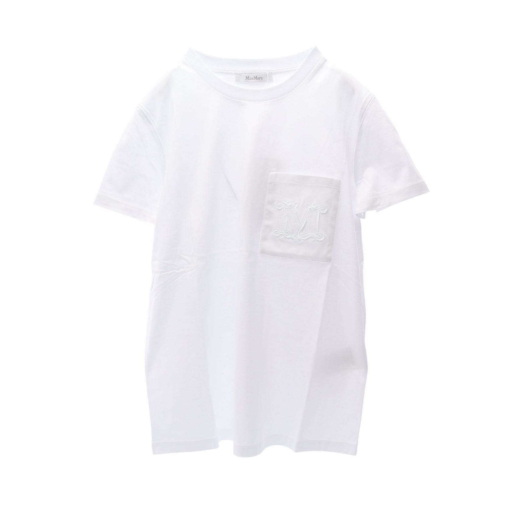 《全品5%クーポン×P5倍》マックスマーラ MAX MARA PAPAIA パパイア カットソー 衣料品 トップス コットン レディース ホワイト系 2421946011600001XS 【新品】