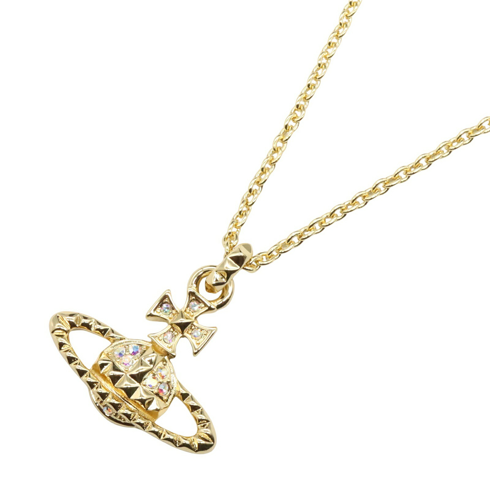 ヴィヴィアンウエストウッド Vivienne Westwood ネックレス ネックレス ジュエリー 真鍮 メンズ レディース ゴールド系 630203EG/02R115 【新品】