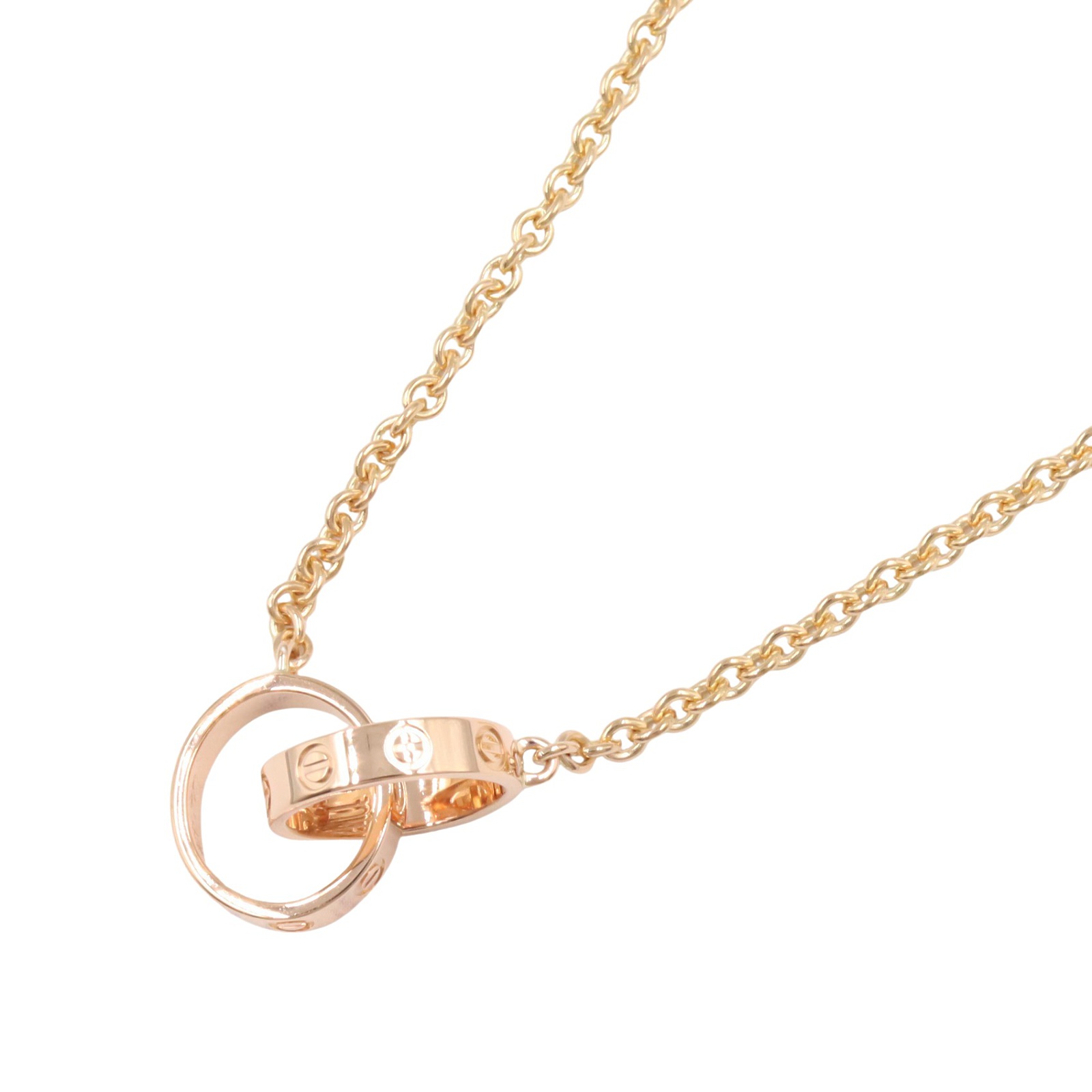 《全品5%クーポン×P5倍》カルティエ CARTIER ベビーラブ ネックレス ネックレス ジュエリー K18PG（ピンクゴールド） レディース ゴールド系 【中古】
