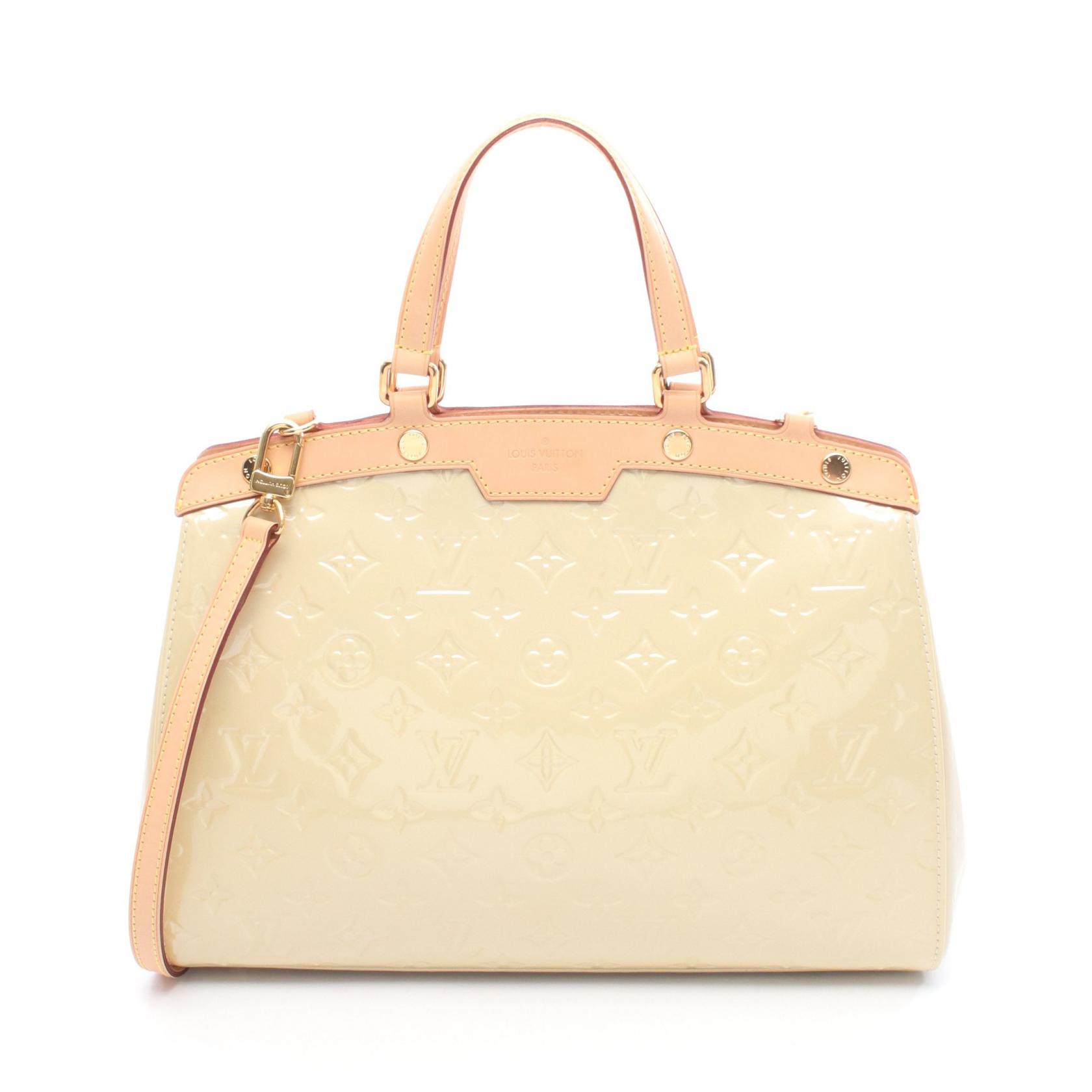 【15%OFFクーポン対象】ルイ・ヴィトン LOUIS VUITTON ブレアMM ハンドバッグ バッグ レザー レディース ベージュ系 M91456 【中古】