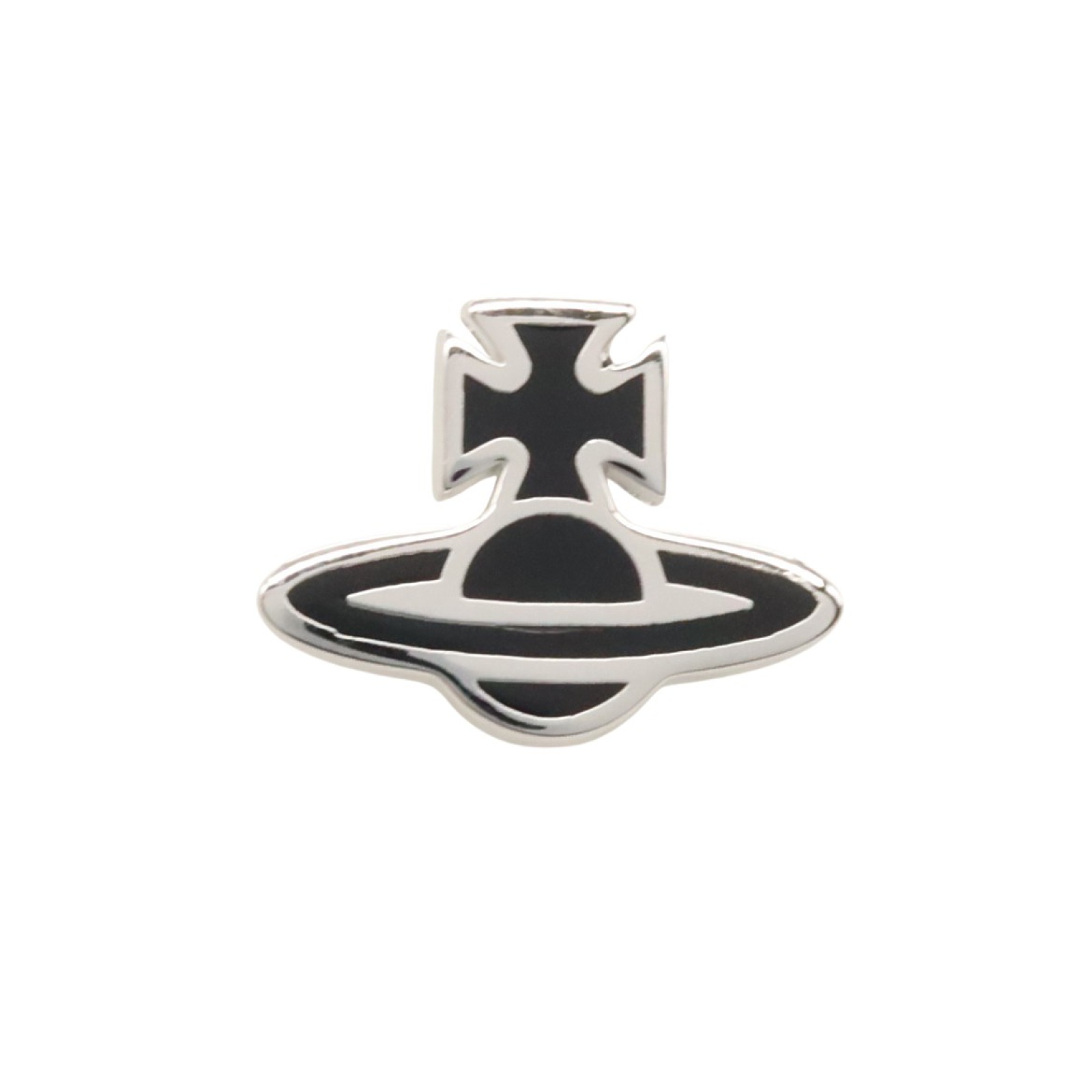 《全品5%クーポン×P5倍》ヴィヴィアンウエストウッド Vivienne Westwood 片耳 ピアス ピアス ジュエリー 真鍮 メンズ レディース ブラック系 / シルバー系 62010149/02P166 【新品】 13,552円