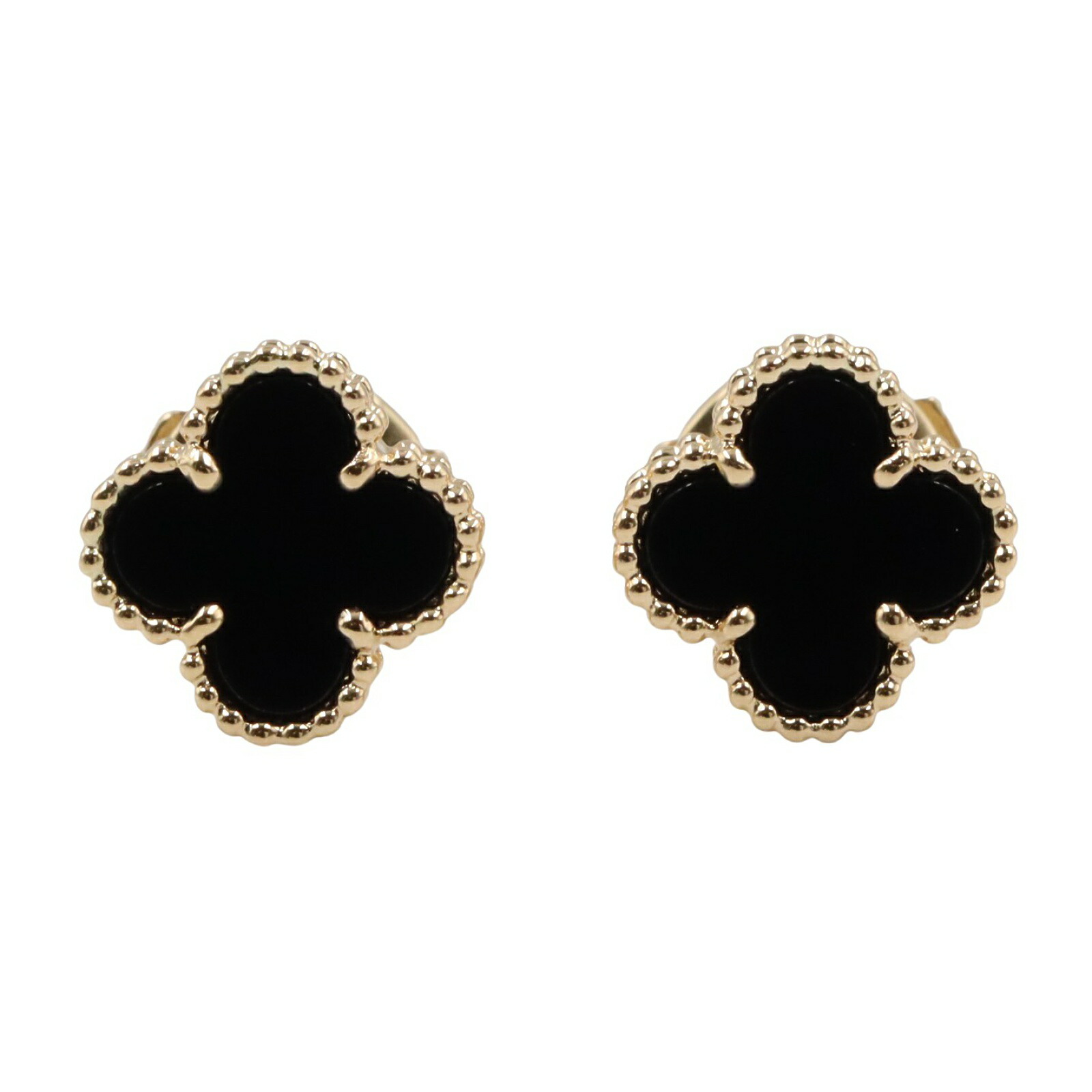 お値下 VanCleef＆Arpels スウィートアルハンブラオニキスYGピアス imgrc0097374741.jpg