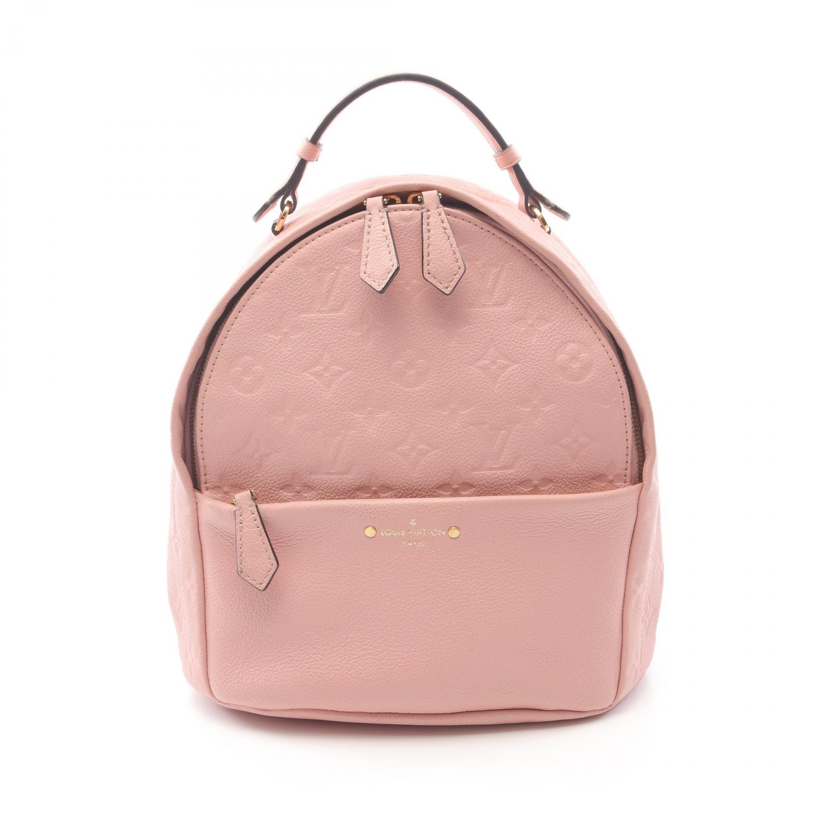 【SALE/2万円OFFクーポン】ルイ・ヴィトン LOUIS VUITTON ソルボンヌ モノグラムアンプラント ローズプードル リュックサック バックパック バッグ レザー レディース ピンク系 M44019 【中古】