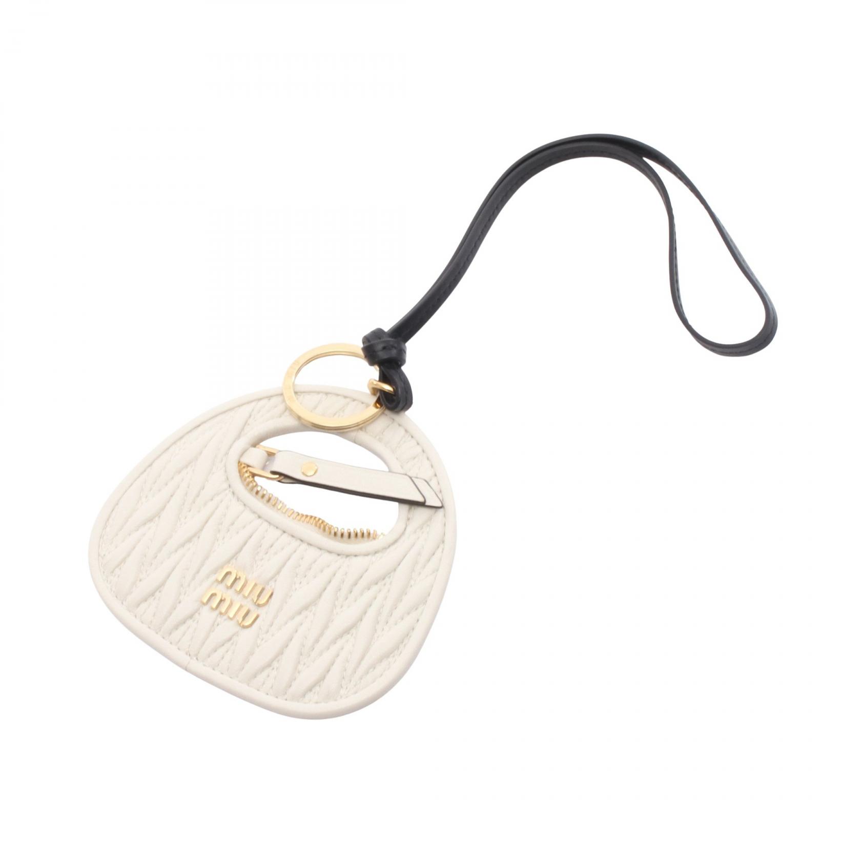 ミュウ ミュウ Miu Miu MIU WANDER チャーム アクセサリー レザー レディース ホワイト系 / ブラック系 5TL3572CWBF0009 【新品】 楽天市場】《P5倍×2千円OFFクーポン》ミュウ ミュウ Miu Miu MIU