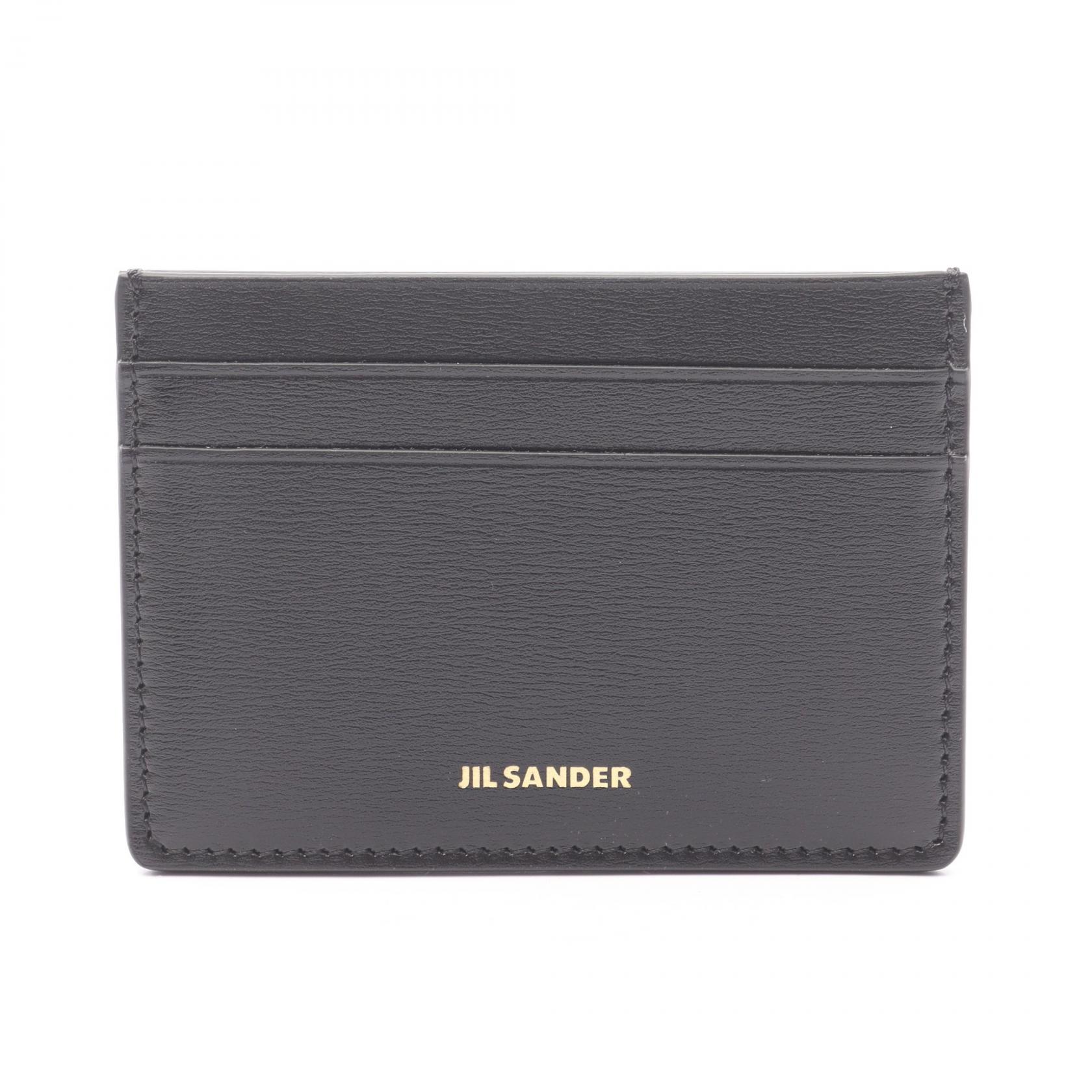《全品5%クーポン×P5倍》ジルサンダー JIL SANDER カードケース アクセサリー レザー メンズ レディース ブラック系 J07VL0006P4840001 【新品】