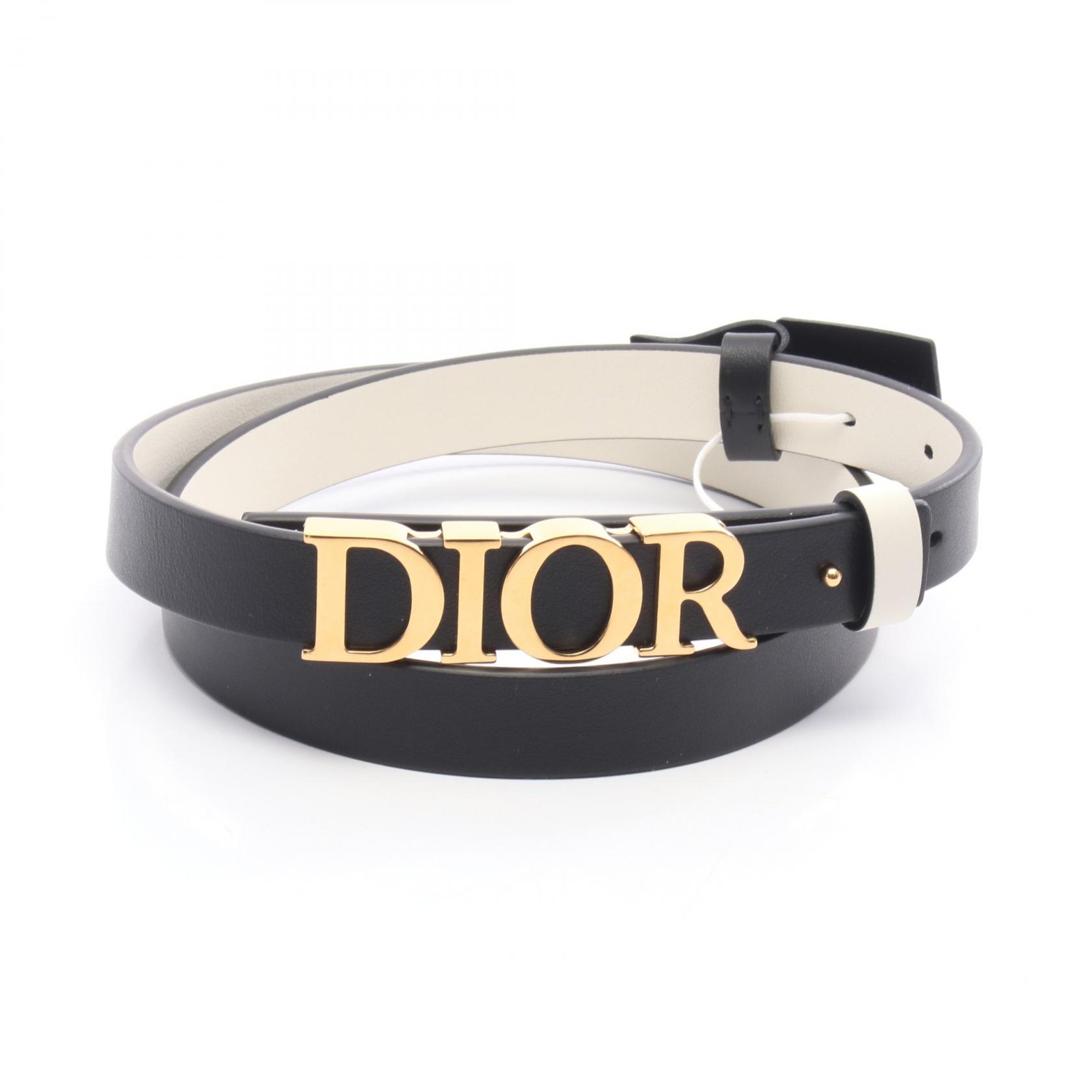 Dior ロゴバックル ベルト DIOR HOMME ディオールオム ロゴ バックル レザー ベルト
