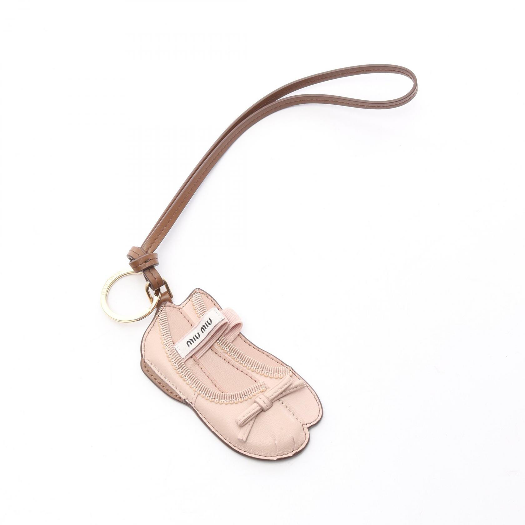 楽天市場】miumiu ミュウミュウ チャーム レザー マイクロ