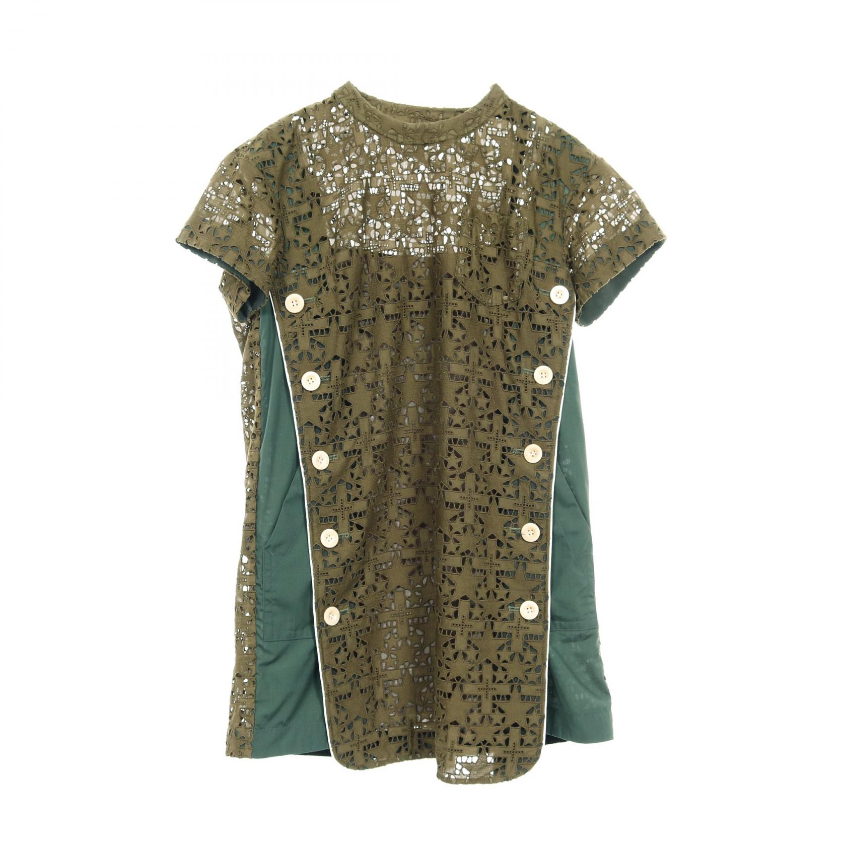 楽天市場】sacai サカイ SCW-044 タートルニット切替 ストライプ