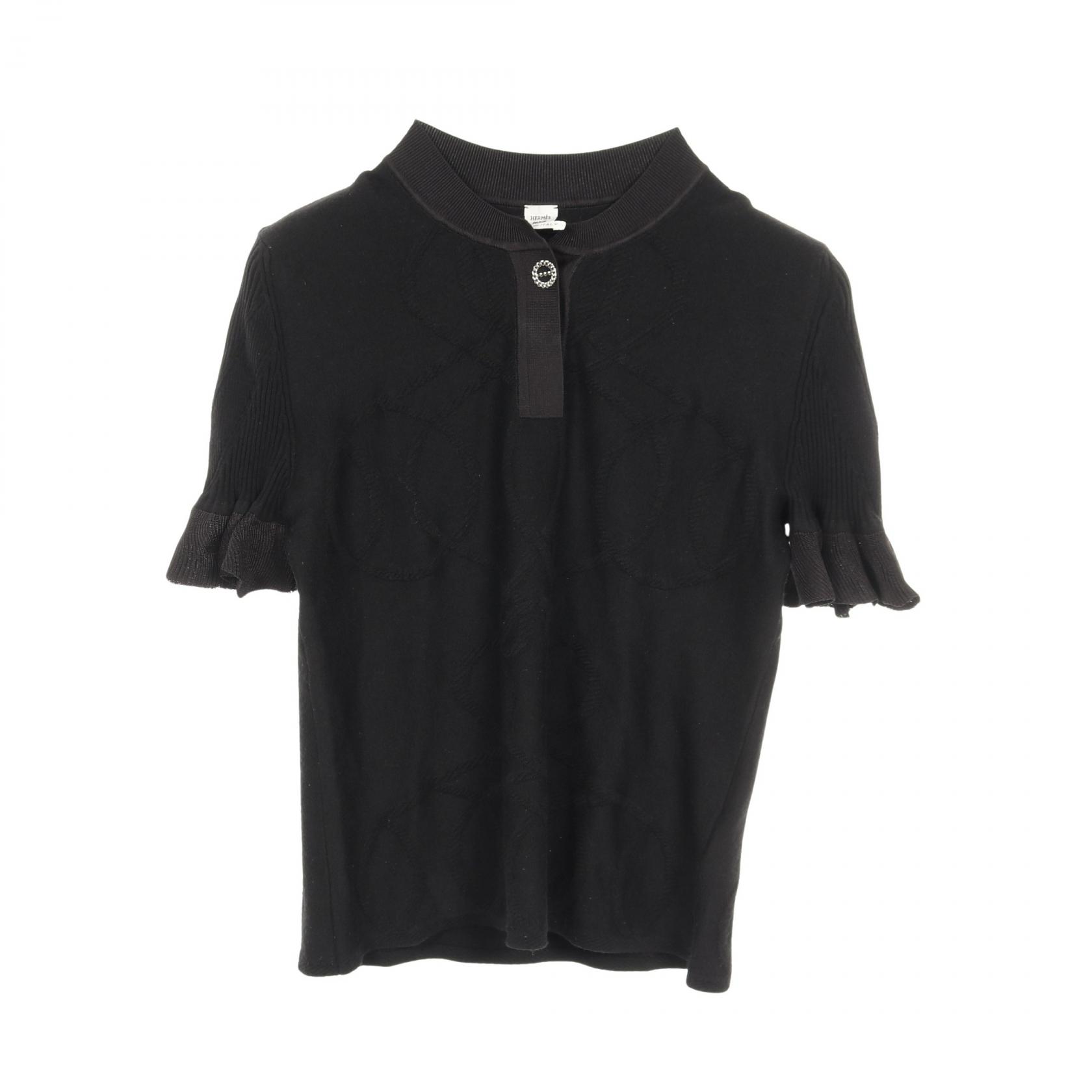 ≪10%OFFクーポン 7/19 20時～7/26 9:59≫エルメス HERMES パルフロワリミックス ニット 衣料品 トップス ウール レディース ブラック系 【中古】｜Mike Museum 72,600円