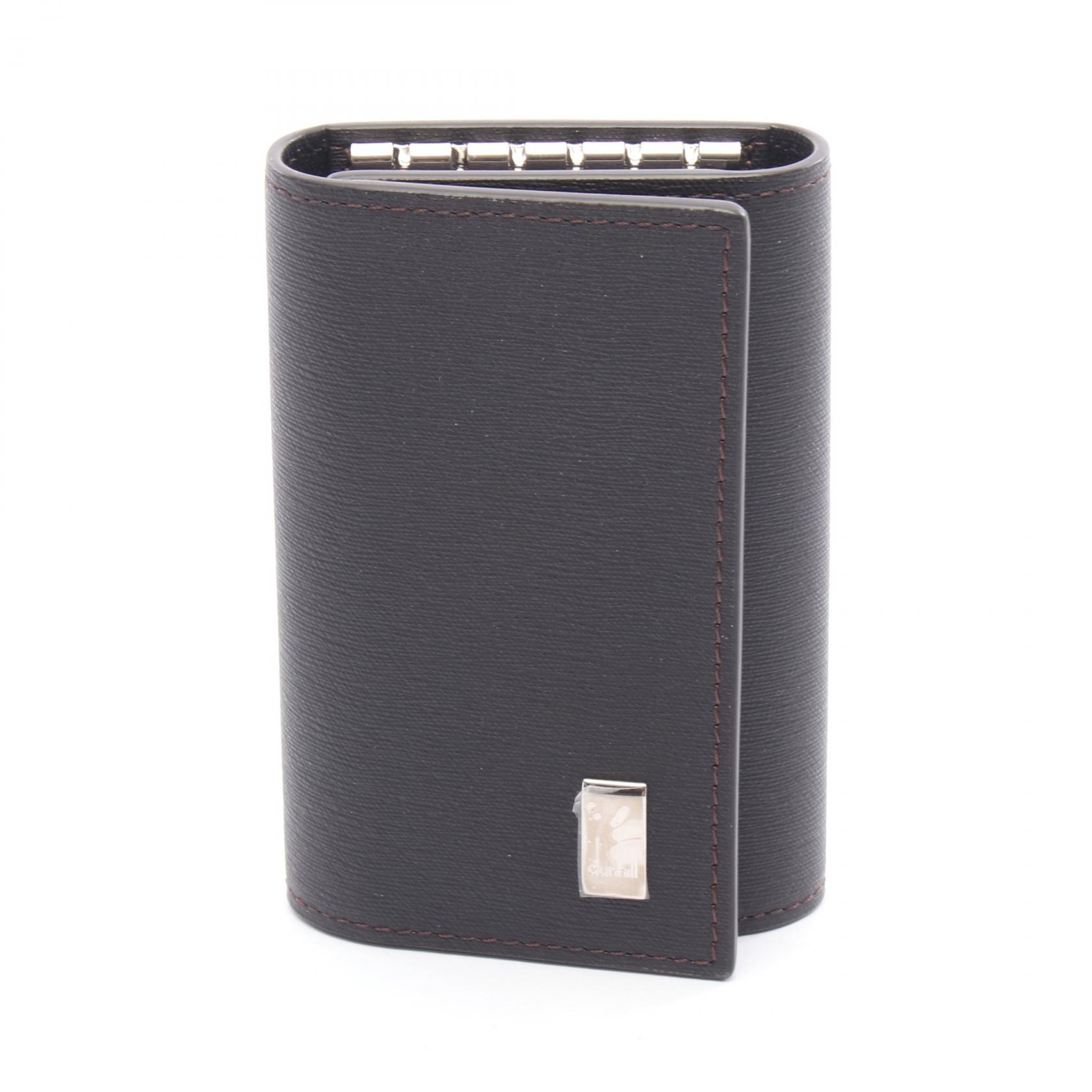 《全品5%クーポン×P5倍》ダンヒル Dunhill キーケース アクセサリー レザー メンズ ブラウン系 D.HFP5020E 【新品】