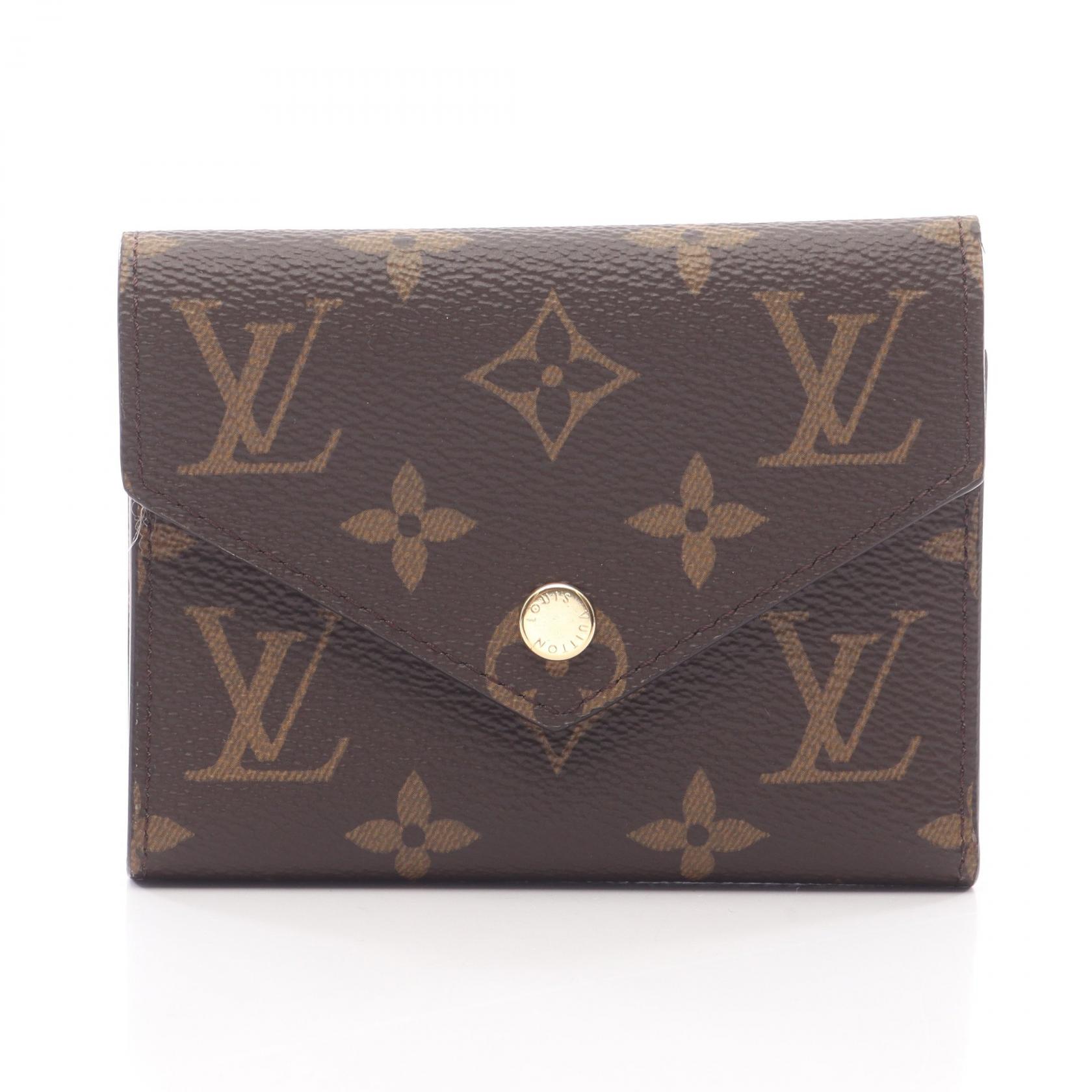 ルイ・ヴィトンポルトフォイユ ヴィクトリーヌ 三つ折り財布 アンプラント 楽天市場】ルイヴィトン 三つ折り財布 モノグラム・アンプラント