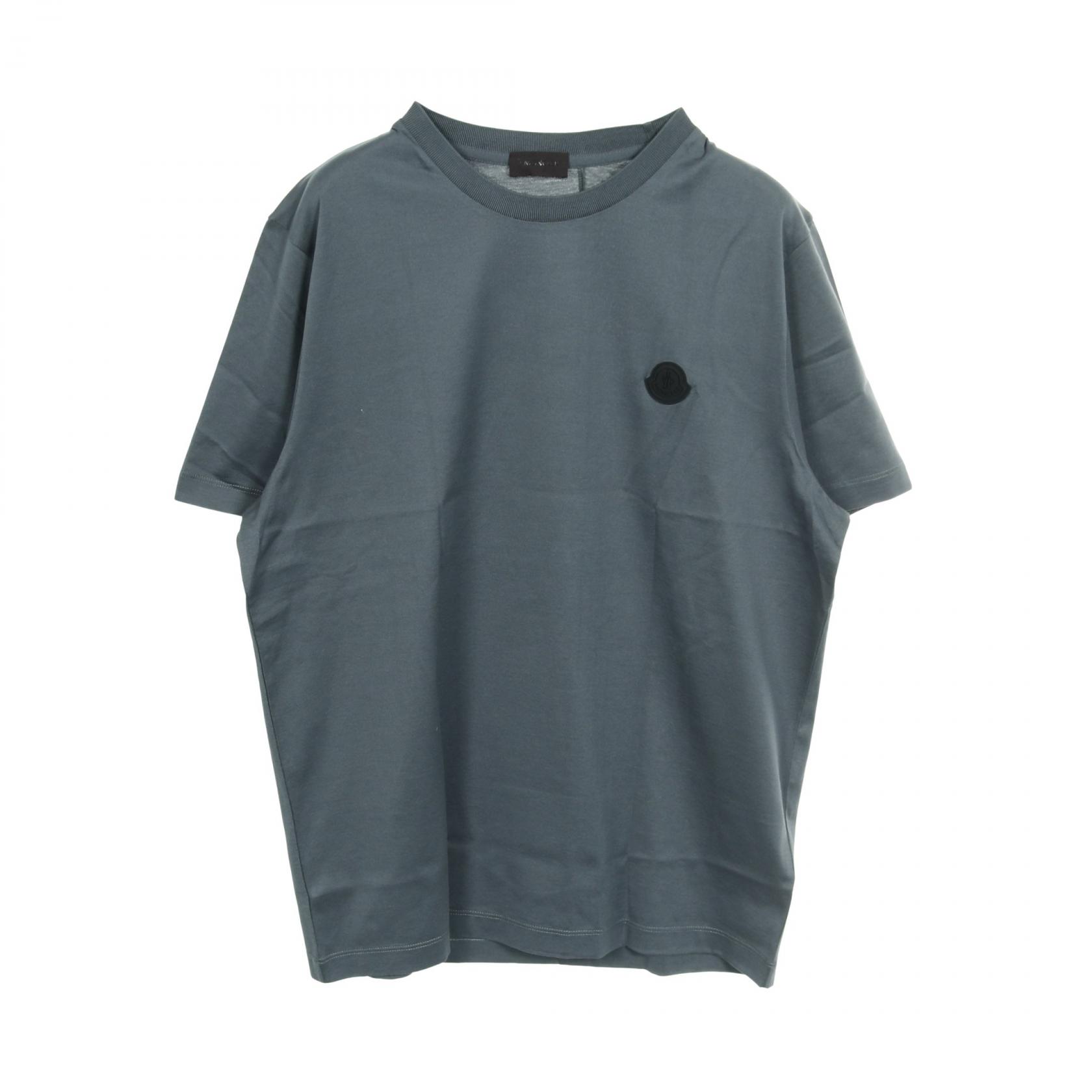 《全品5%クーポン×P5倍》モンクレール MONCLER カットソー 衣料品 トップス コットン メンズ グリーン系 【中古】