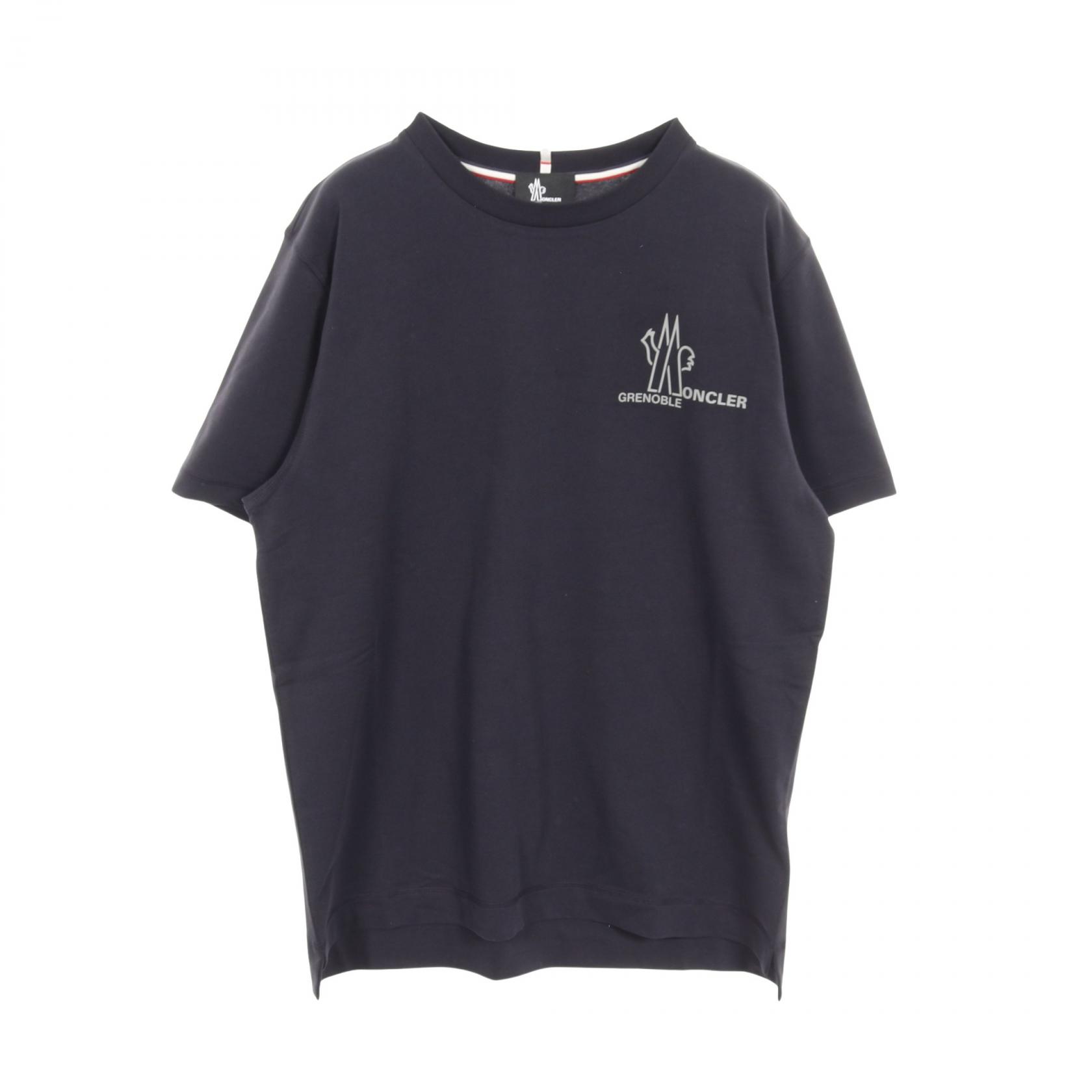 モンクレールグルノーブル MONCLER GRENOBLE カットソー 衣料品 トップス コットン メンズ ネイビー系 【中古】