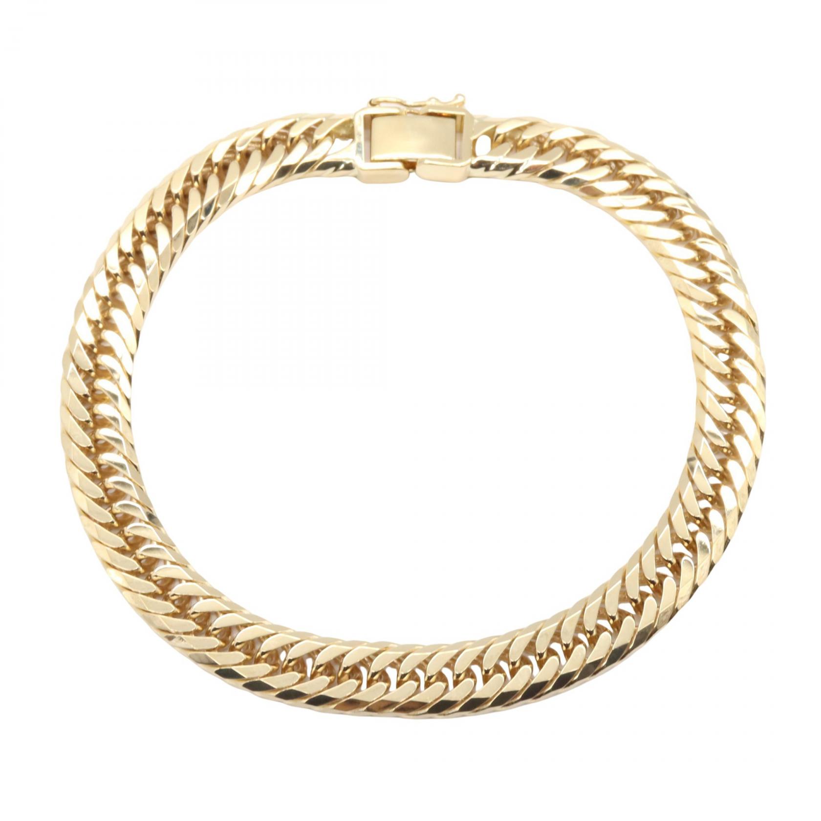 【10％OFFクーポン対象】ジュエリー JEWELRY 8メンTキヘイ ブレスレット ブレスレット アクセサリー K18（イエローゴールド） メンズ レディース ゴールド系 8ﾒﾝT 30.4g 【新品】