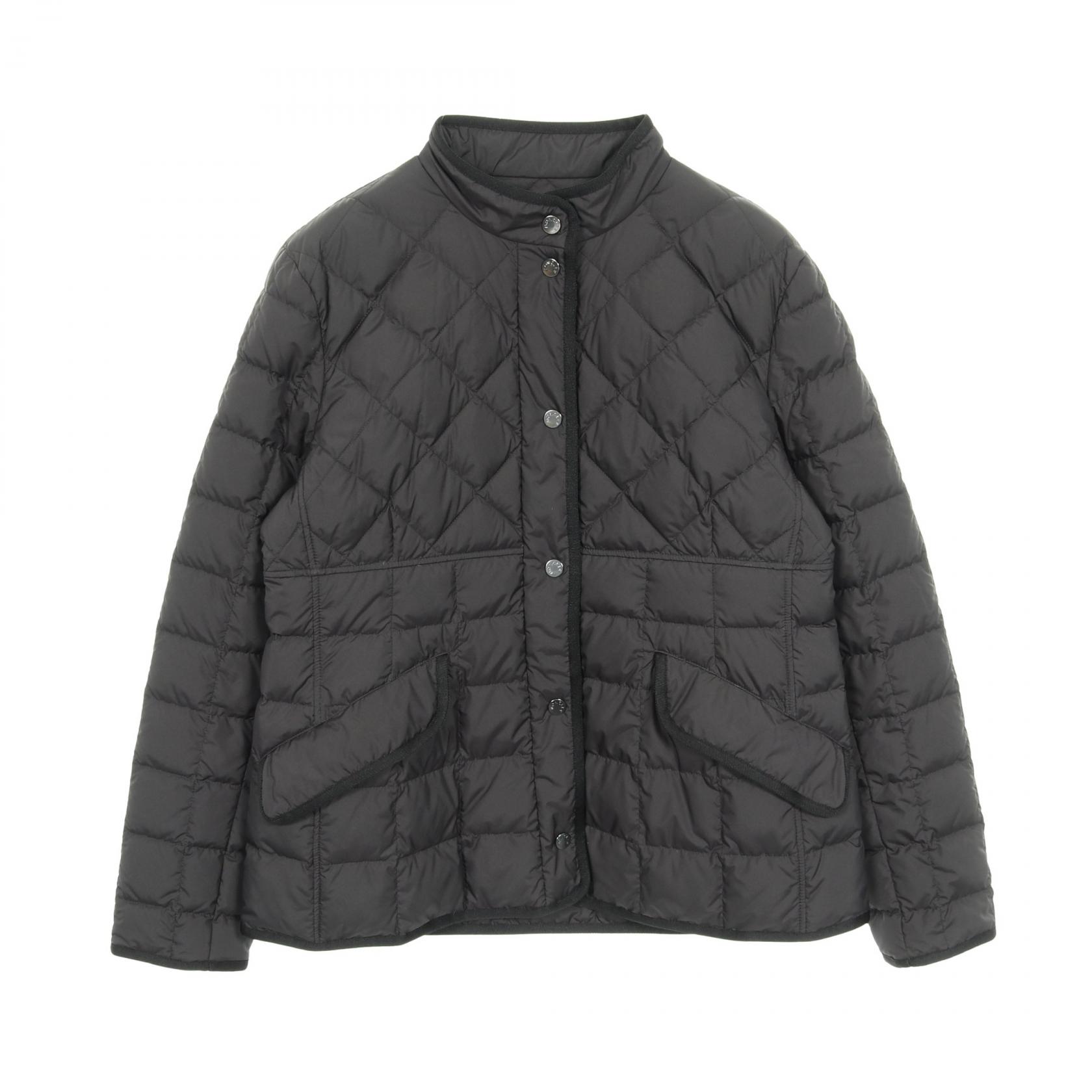 【SALE／1万円OFFクーポン】モンクレール MONCLER COURLIS キルティング ダウンジャケット 衣料品 アウター ポリエステル レディース ブラック系 【中古】