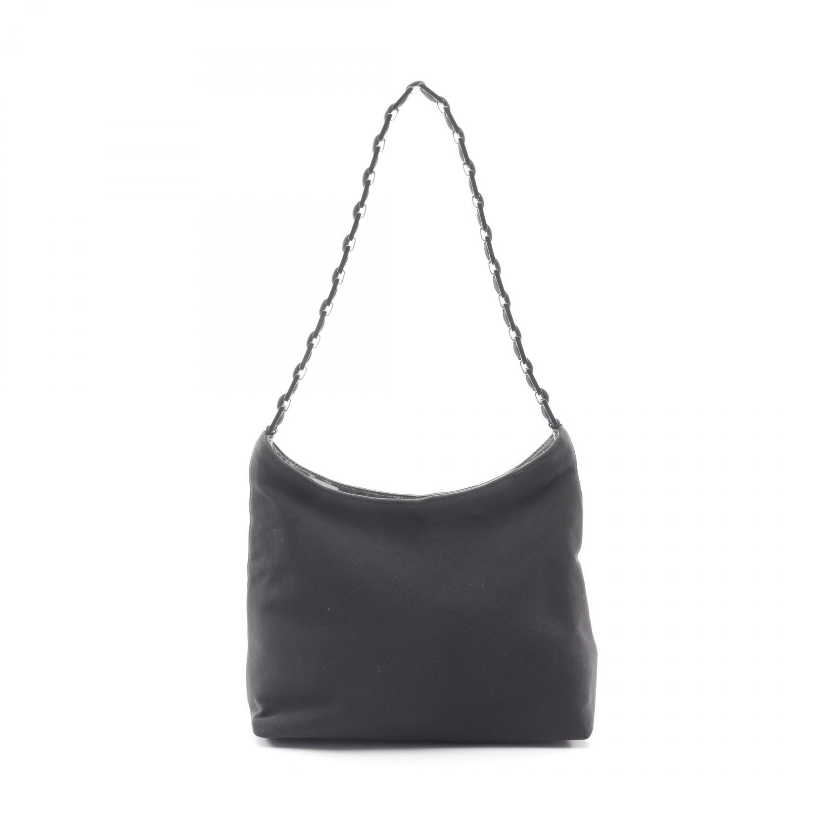 ≪2千円OFFクーポン 7/19 20時~7/26 9:59≫サルヴァトーレフェラガモ Salvatore Ferragamo ヴァラ ショルダーバッグ バッグ キャンバス レザー レディース ブラック系 21 8801 【中古】|Mike Museum