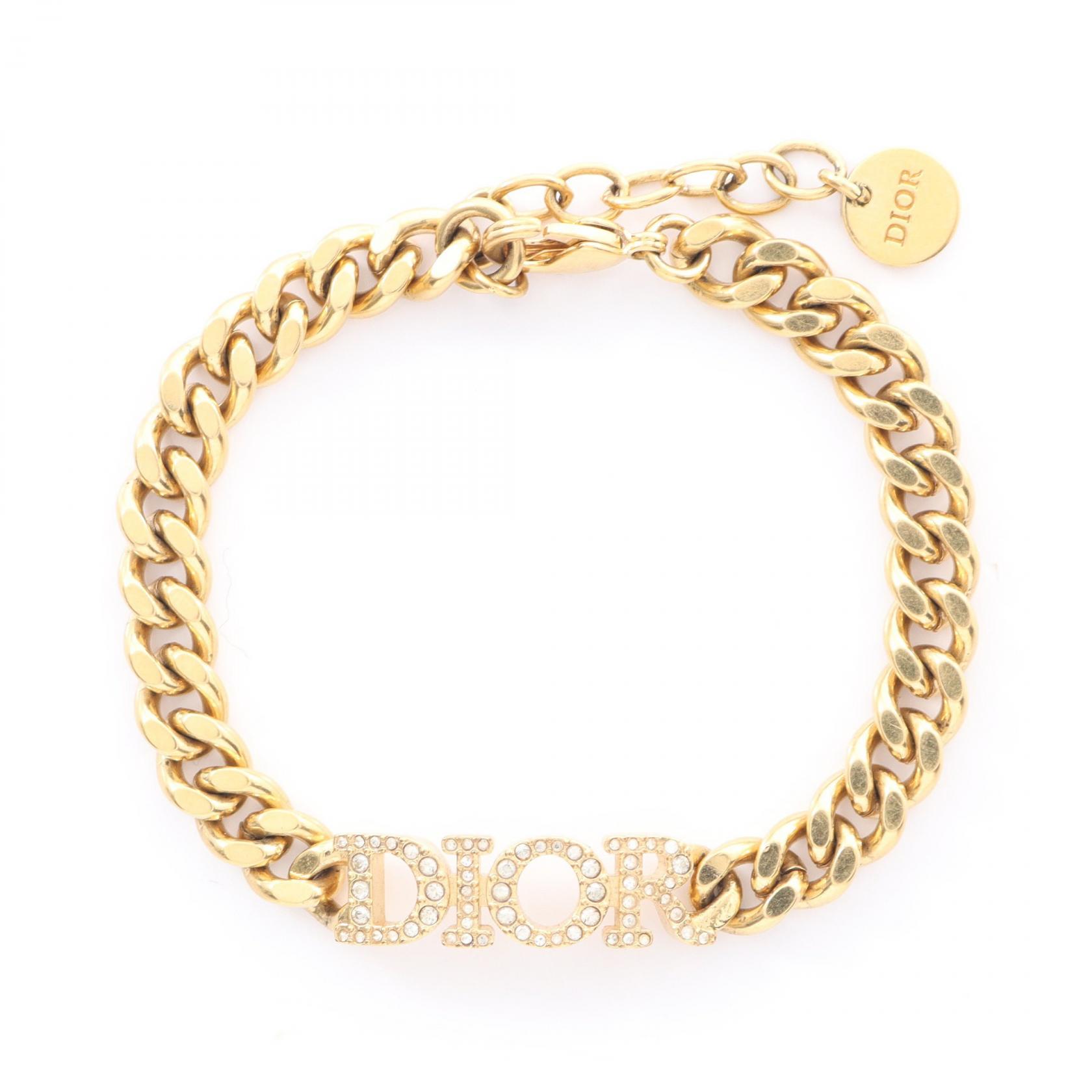楽天市場】Aランク【ディオール】キューブチャーム ブレスレット/22cm