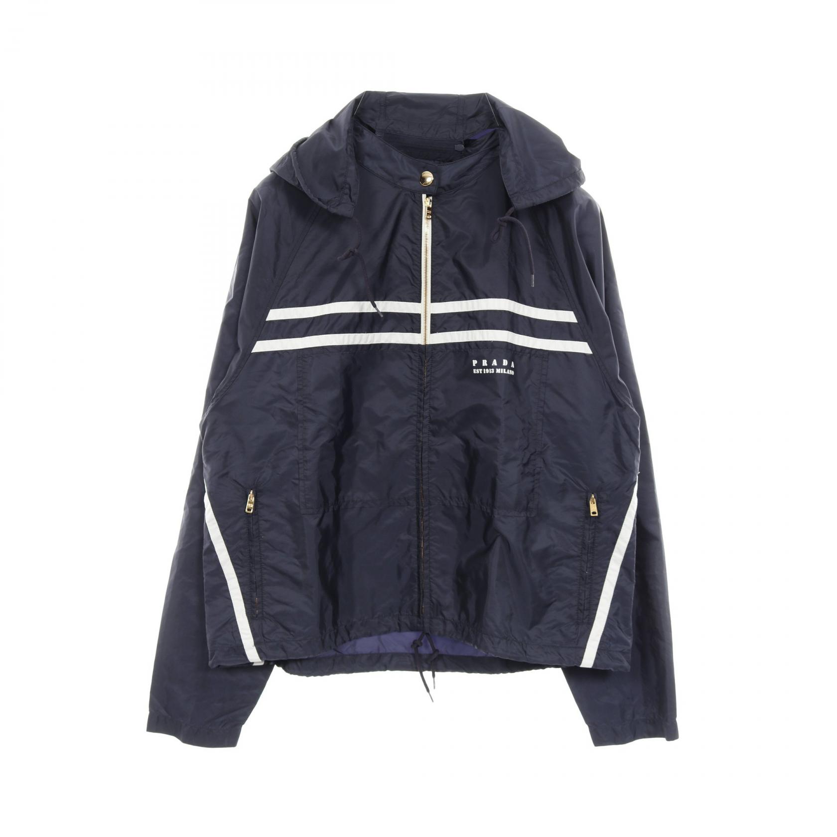 クリーニング済 PRADA スポーツ ブルゾン ジャケット レディース 40 楽天市場】プラダ ジャケット Re-Nylon クロップド ブルゾンジャケット