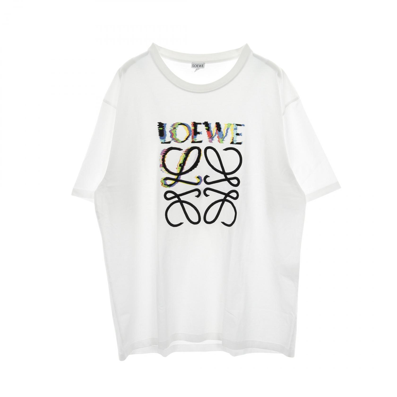 ロエベ　刺繍Tシャツ ロエベ 花 プリント 刺繍 半袖 Tシャツ 5,980円 CCS031486