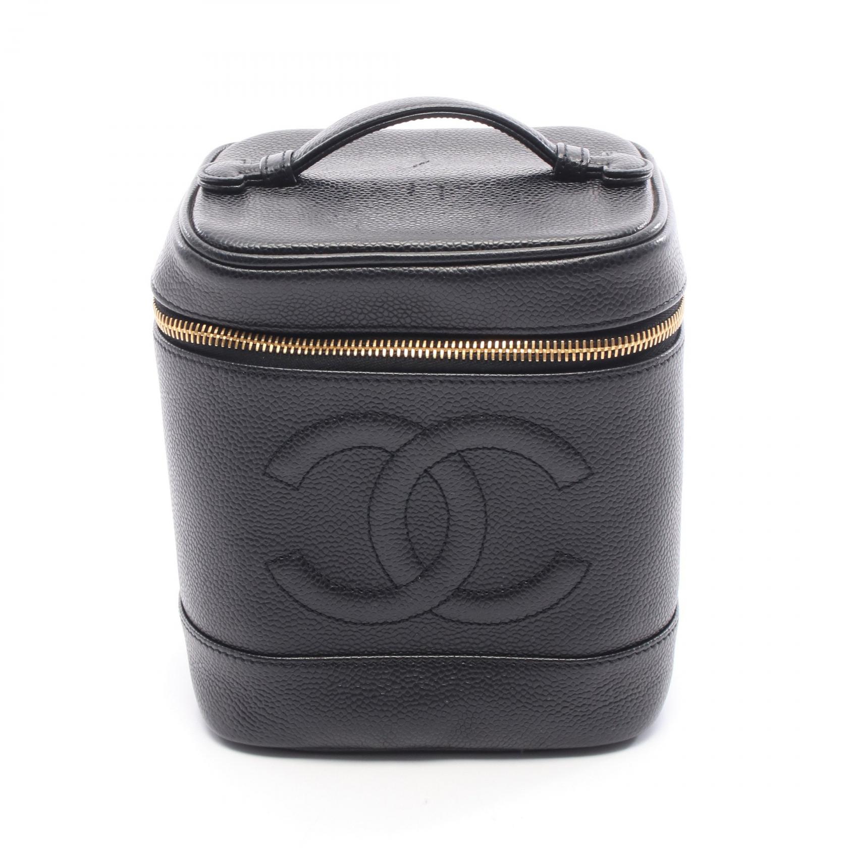 【SALE／1万円OFFクーポン】シャネル CHANEL ココマーク ハンドバッグ バッグ キャビアスキン(グレインドカーフ) レディース ブラック系 【中古】 96,800円