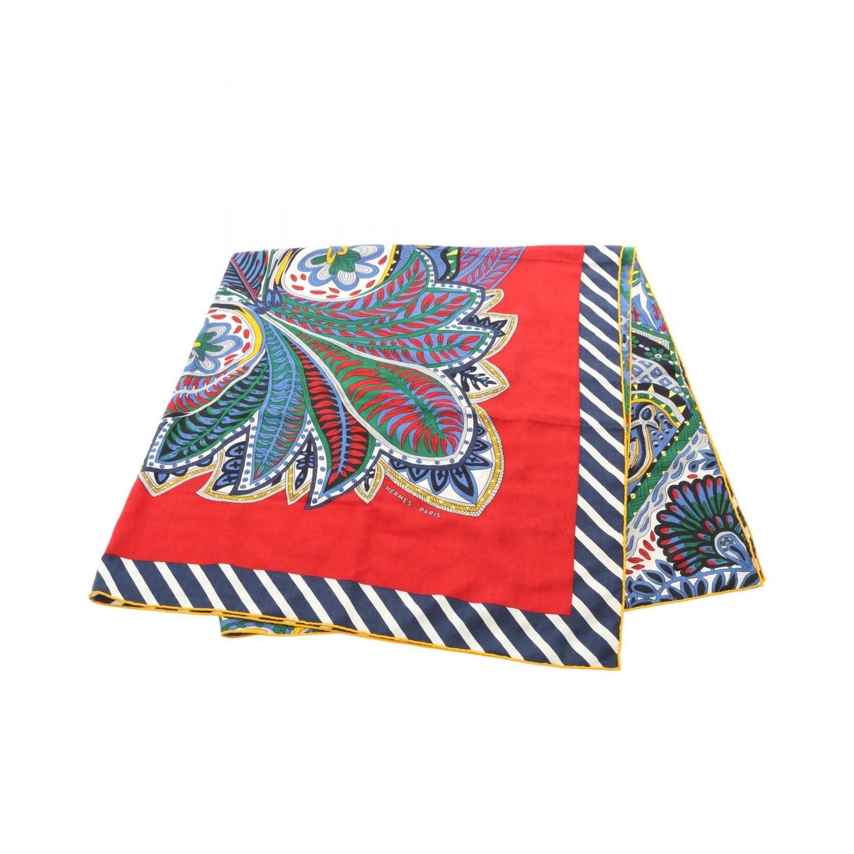 楽天市場】【エルメス】Hermes カレジェアン 140 マハラニの庭