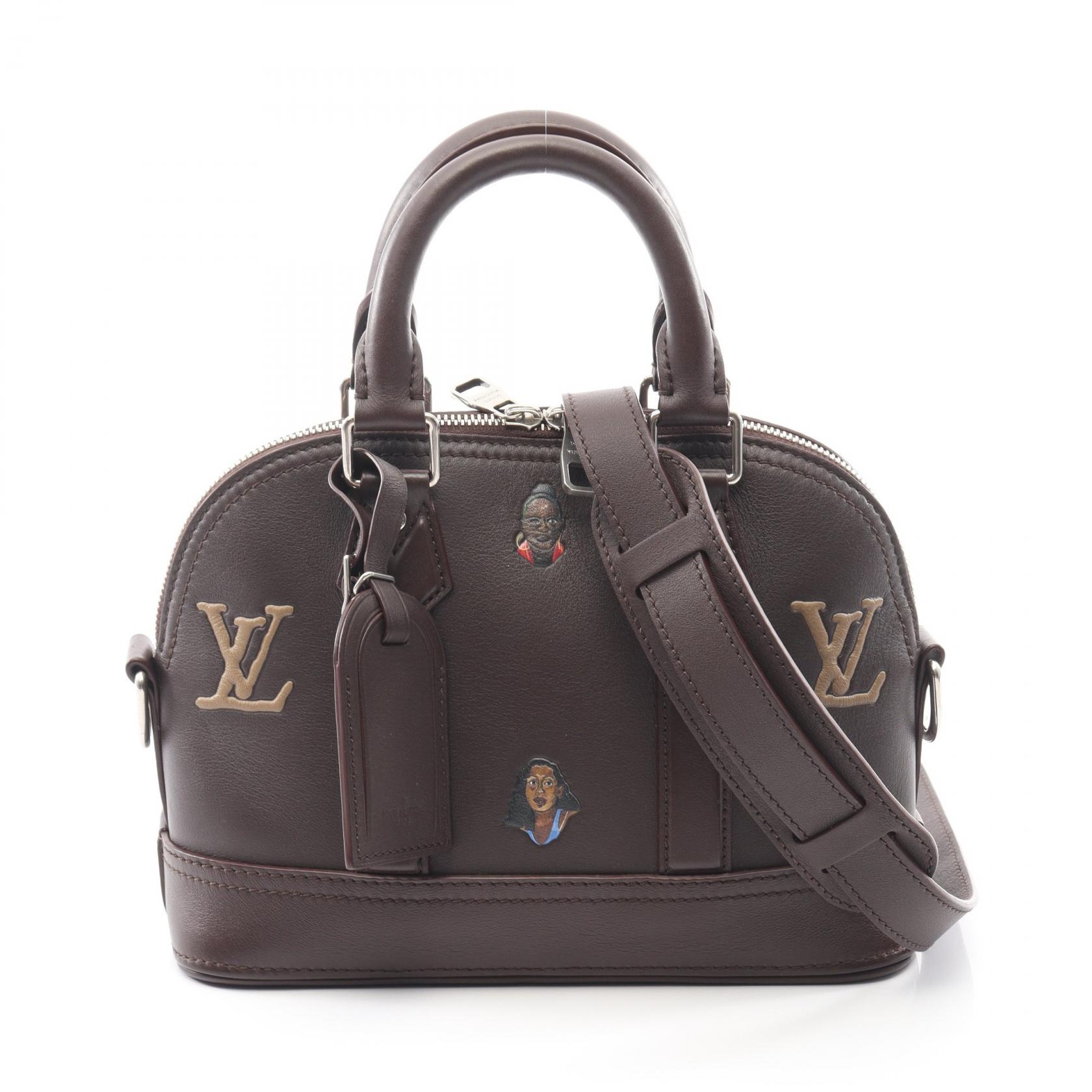 【15%OFFクーポン対象】ルイ・ヴィトン LOUIS VUITTON アルマ25 ヘンリーテイラー ハンドバッグ バッグ レザー メンズ ブラウン系 / マルチカラー M24520 【中古】